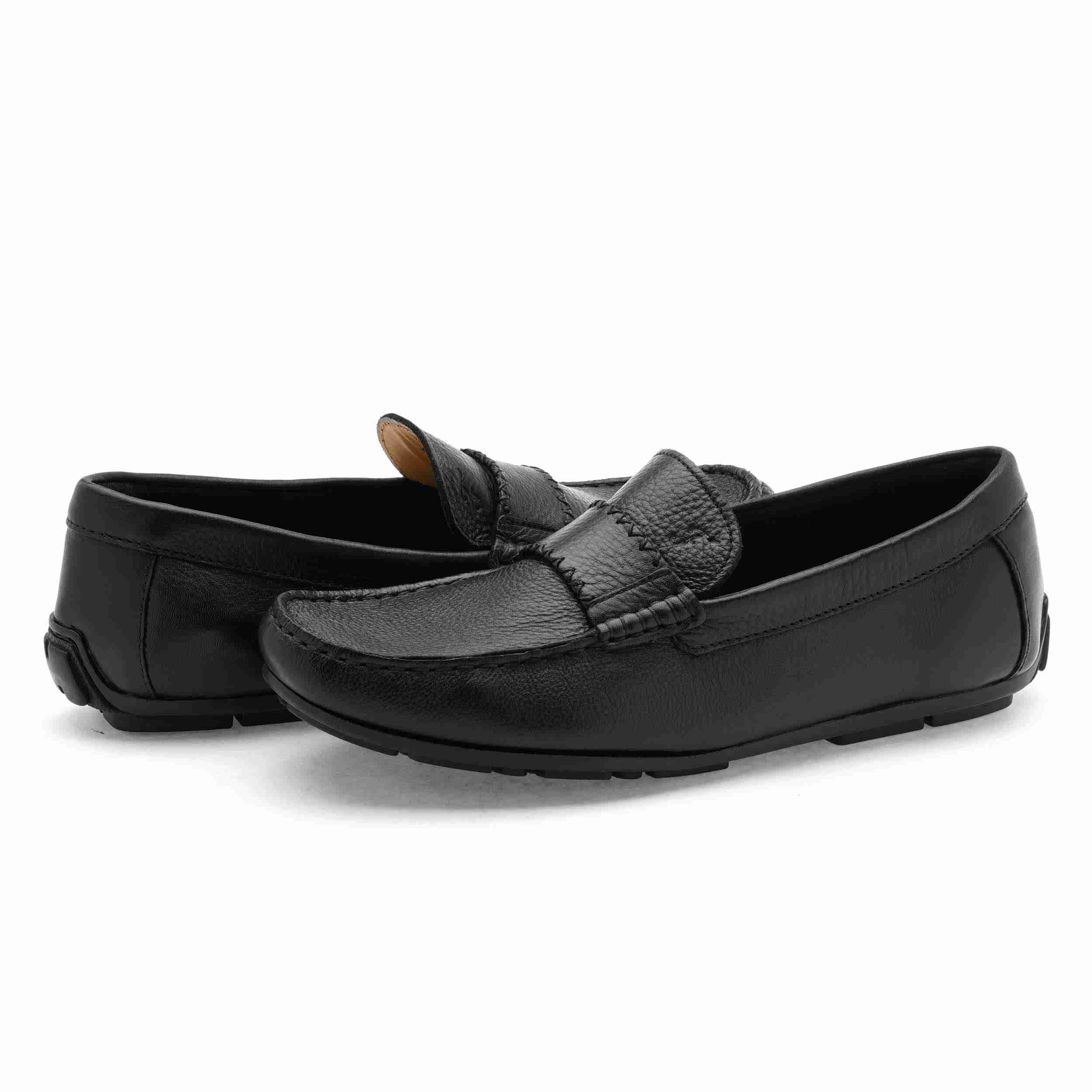 The Garda Black Men Drivers Florsheim