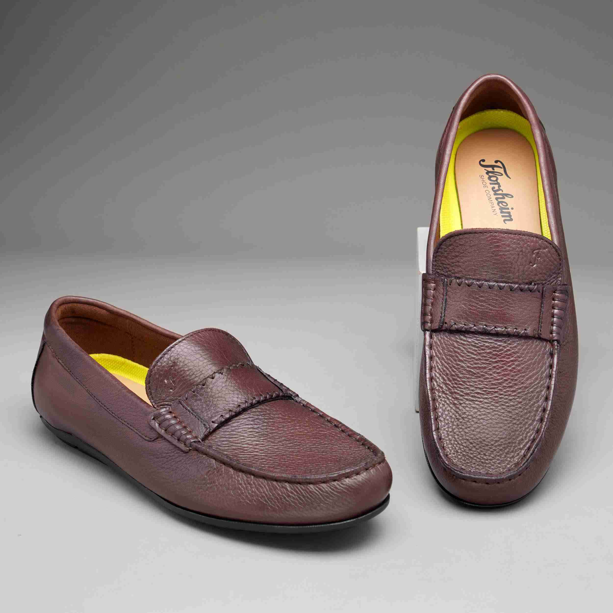 The Garda Burgundy Men Drivers Florsheim