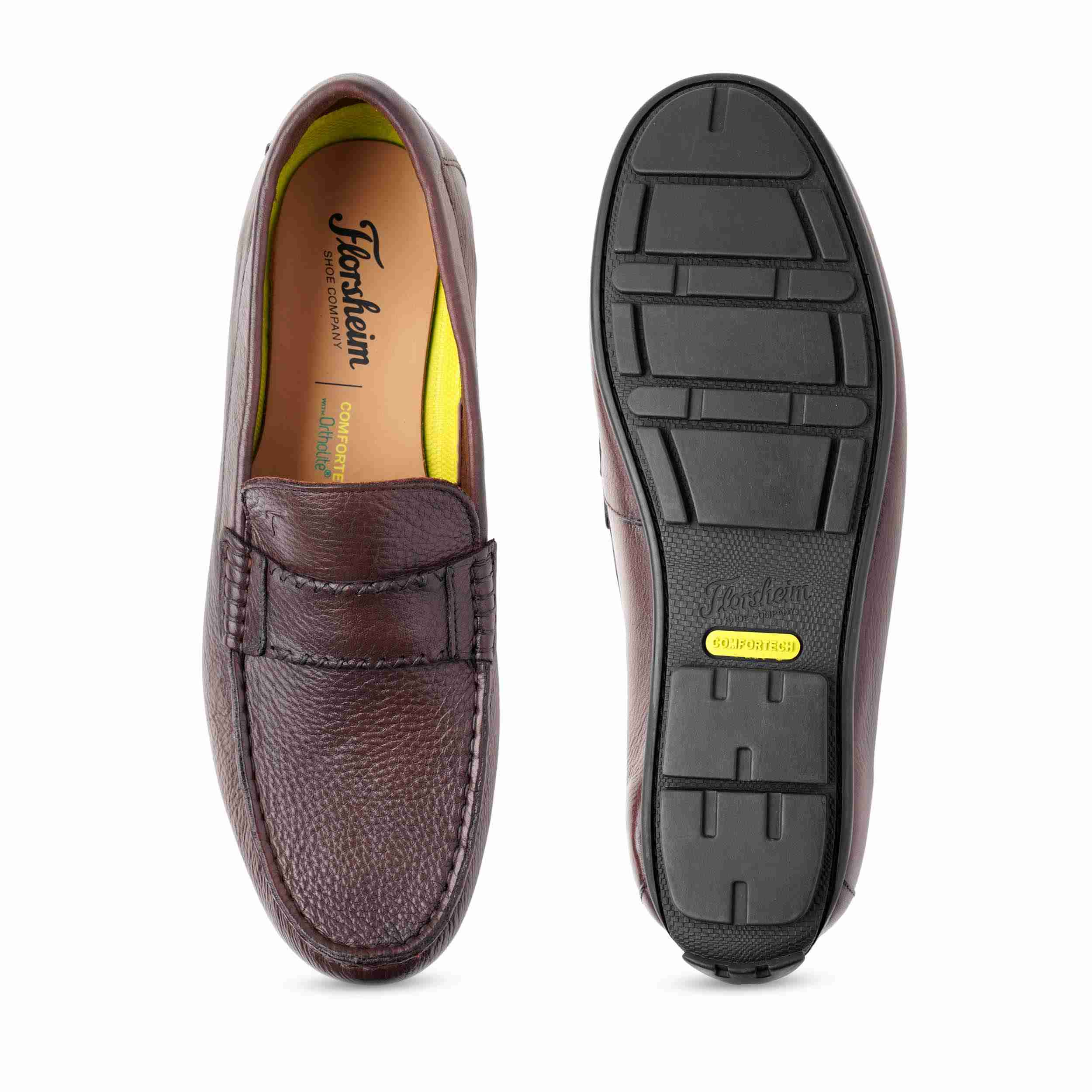 The Garda Burgundy Men Drivers Florsheim