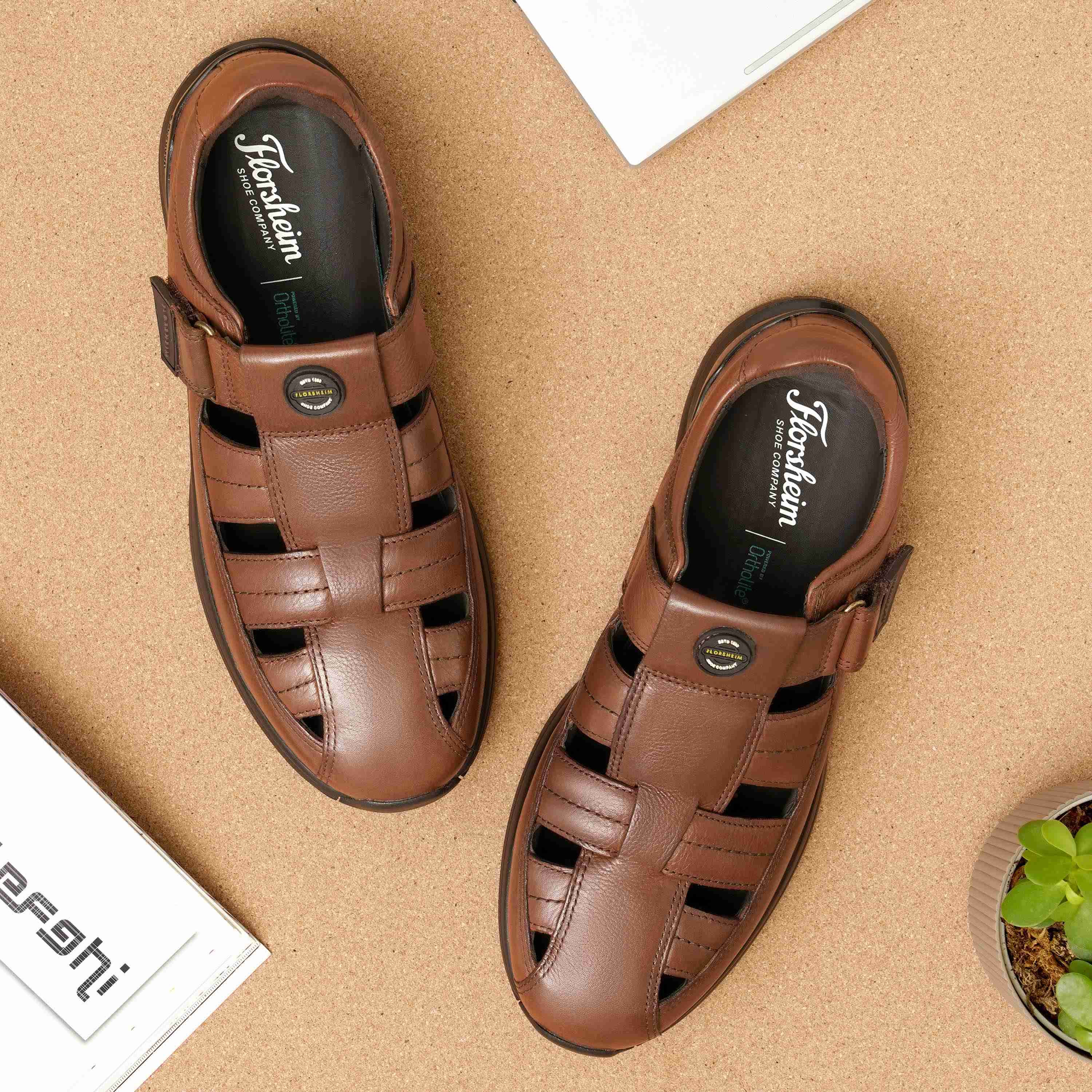 The Fred Tan Men Fishermen Sandal Florsheim