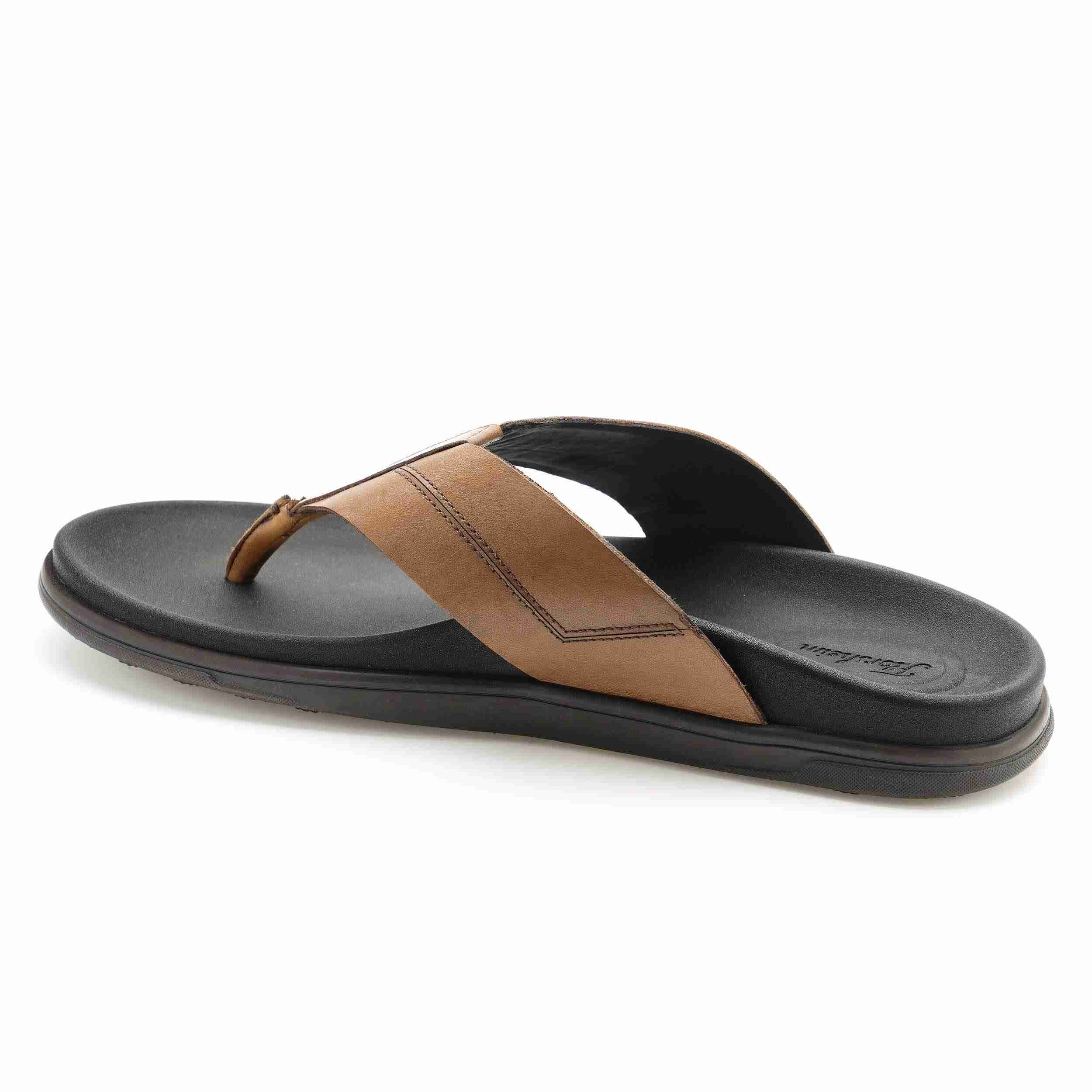 The Rowley Tan Men Thong Slipper Florsheim