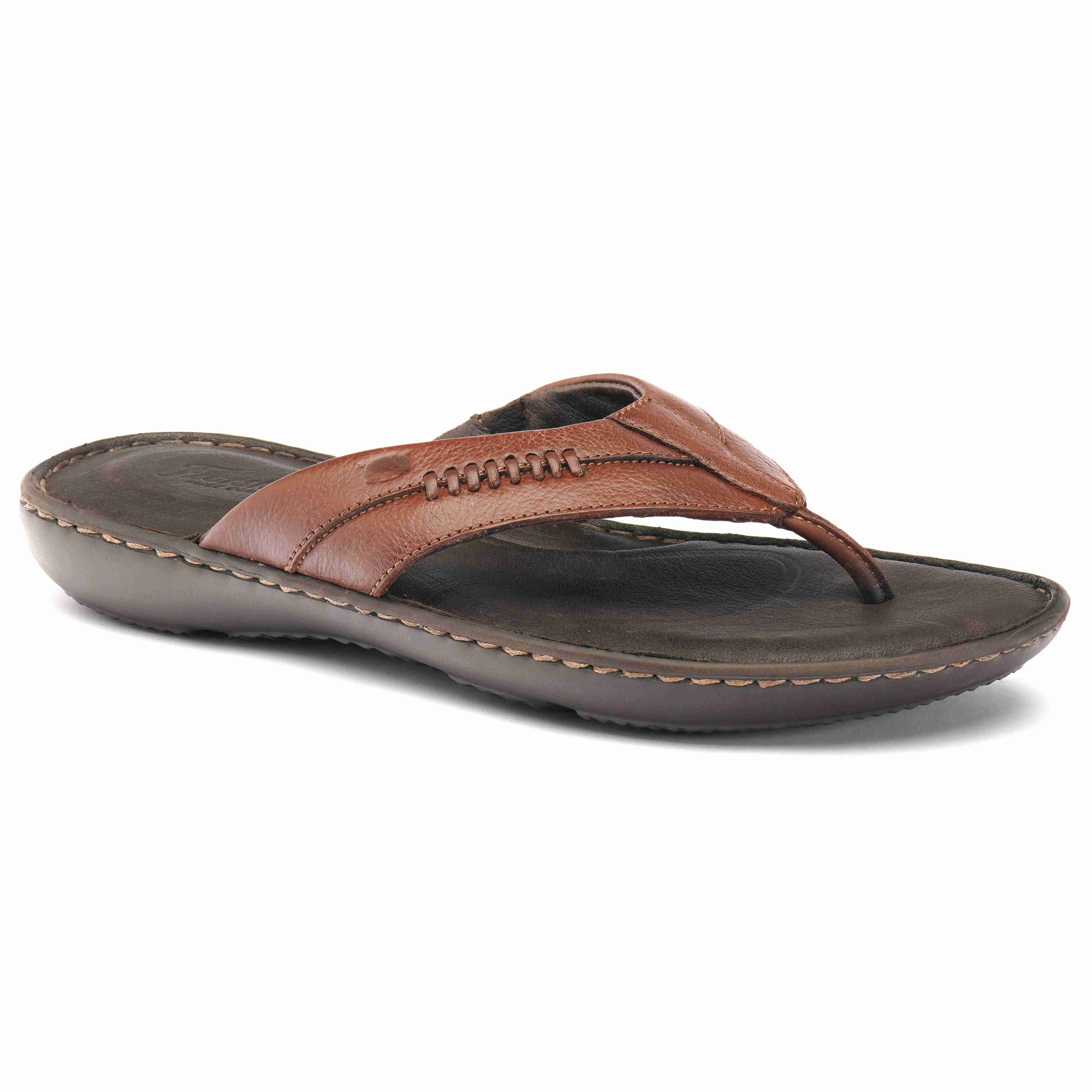 The Florish Tan Men Sandals Florsheim