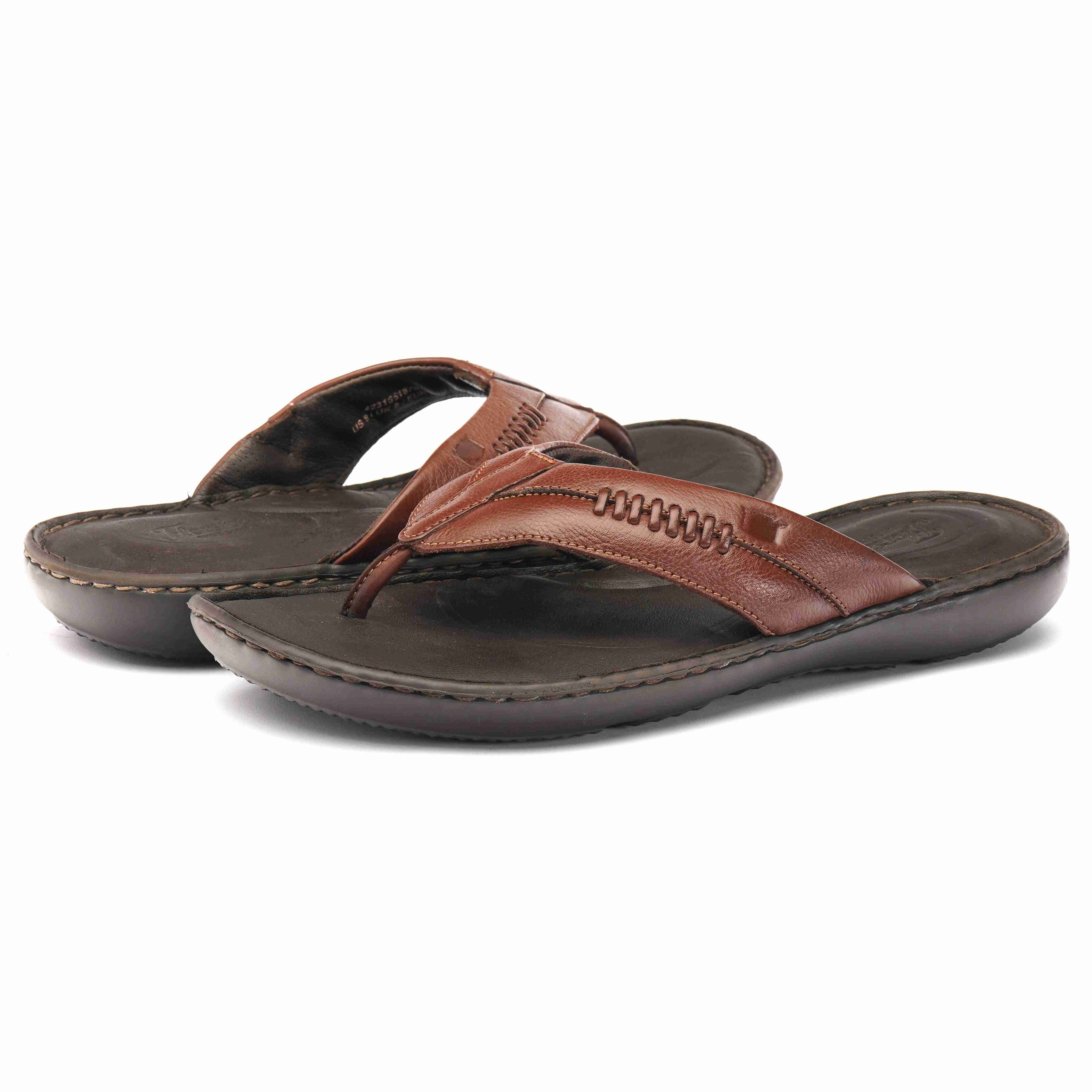 The Florish Tan Men Sandals Florsheim