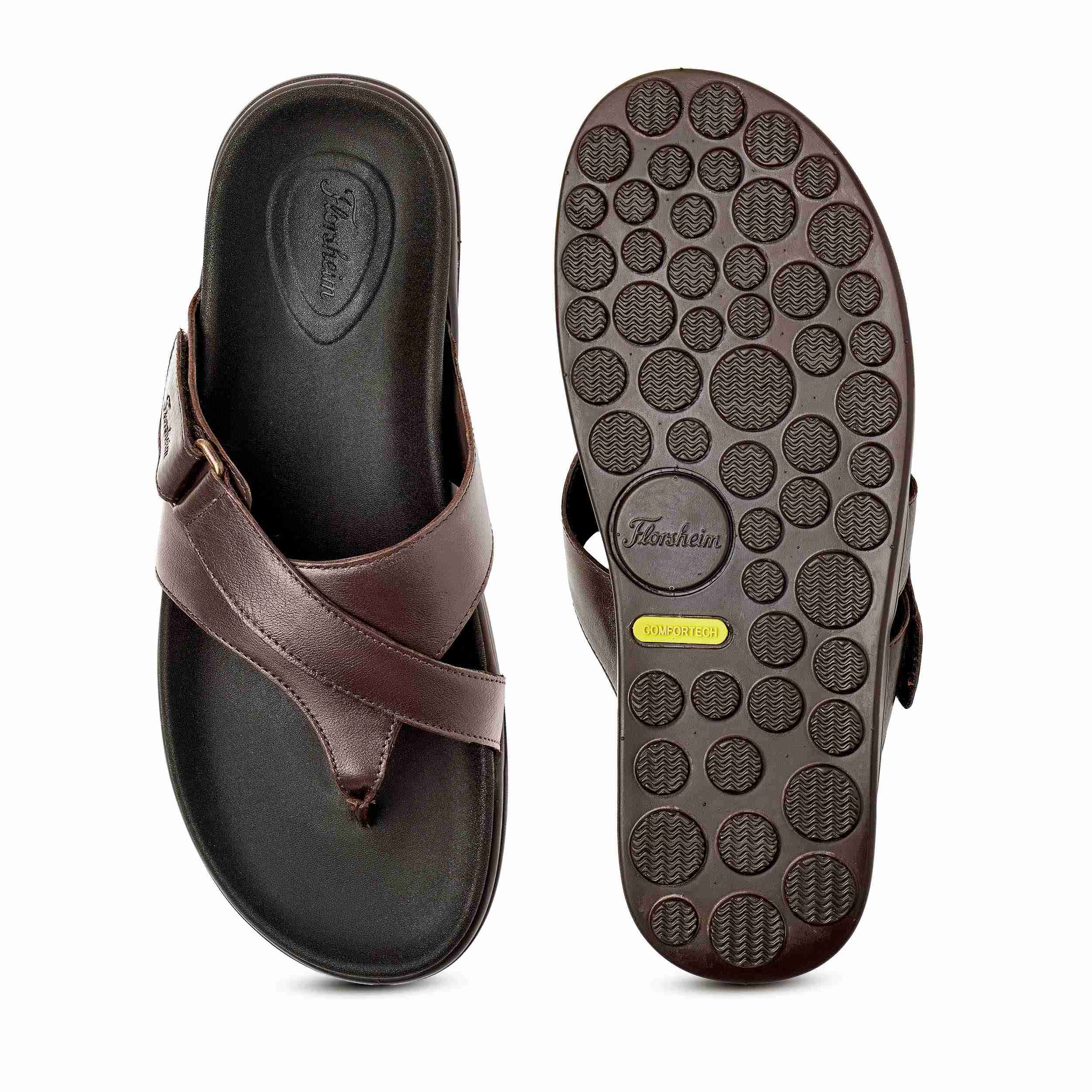 Thye Comet Brown Men Slipper Florsheim