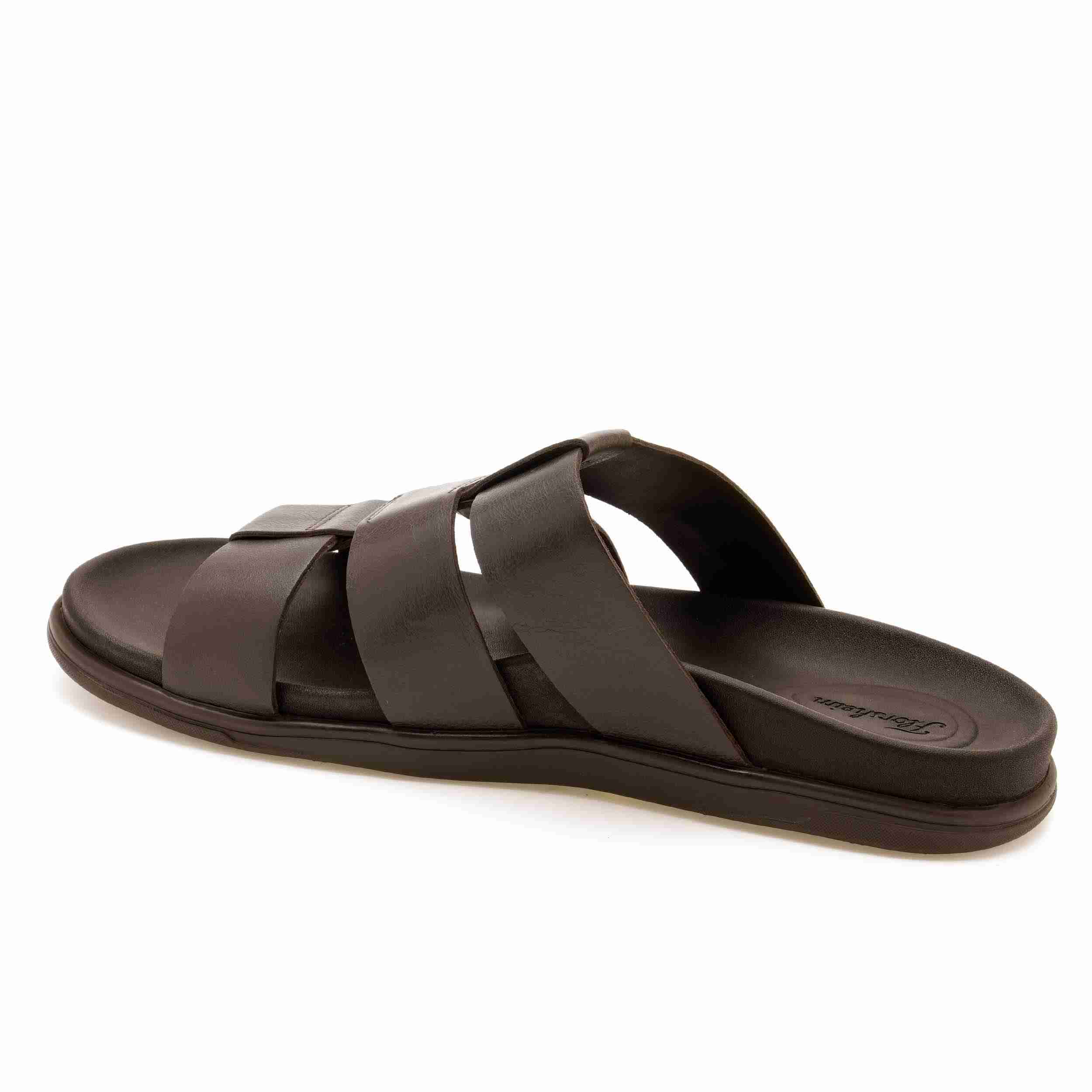 The Herred Brown Men Slipper Florsheim
