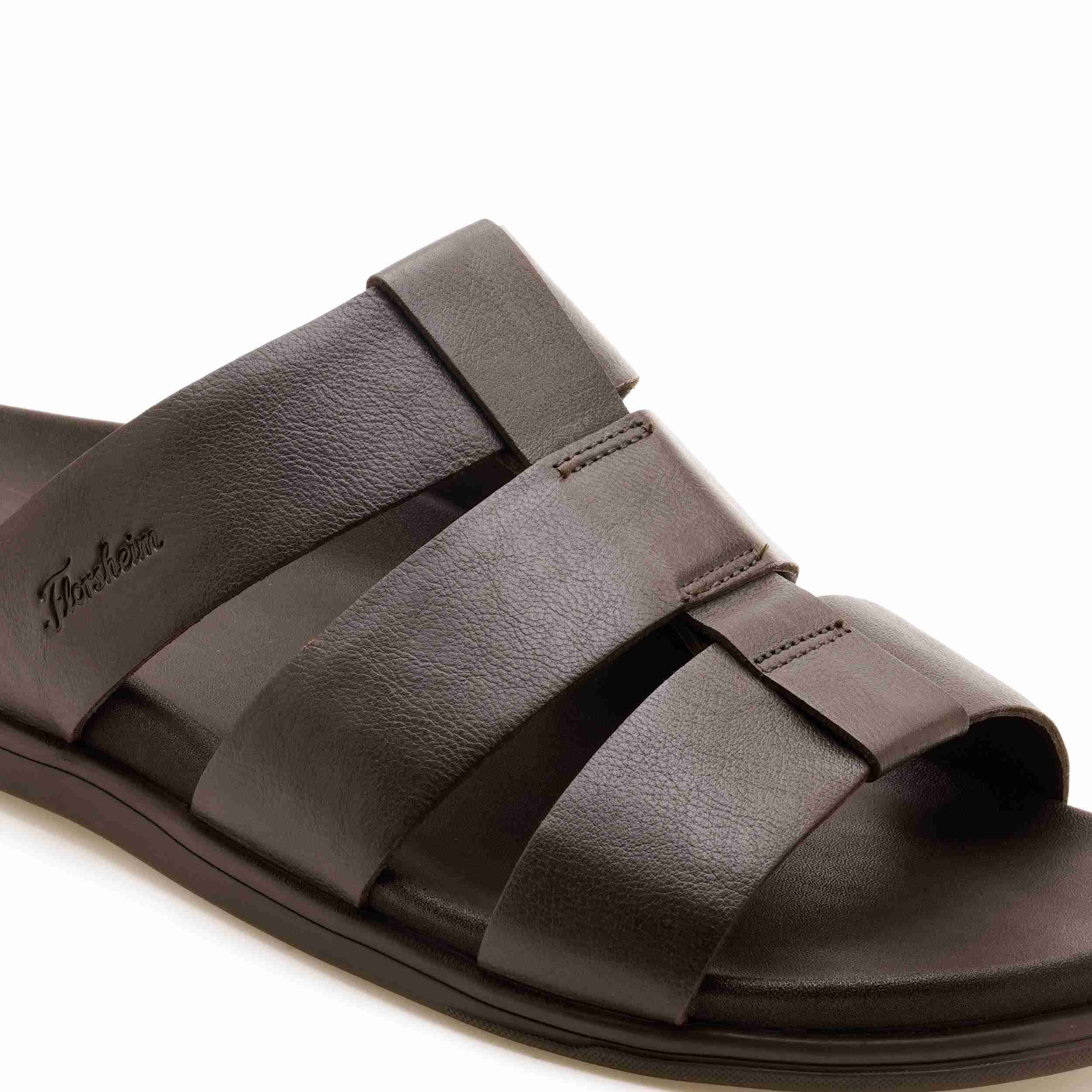 The Herred Brown Men Slipper Florsheim