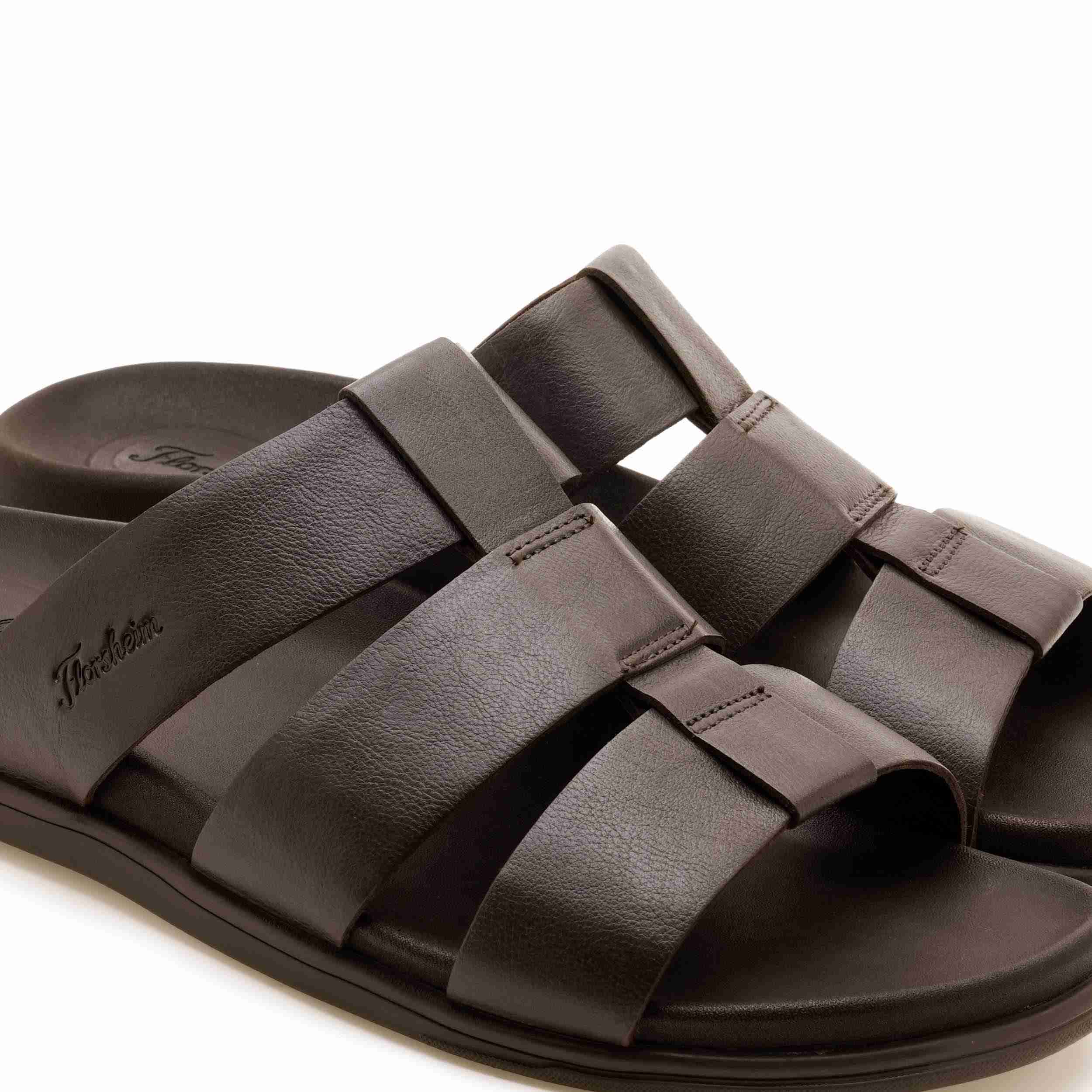 The Herred Brown Men Slipper Florsheim