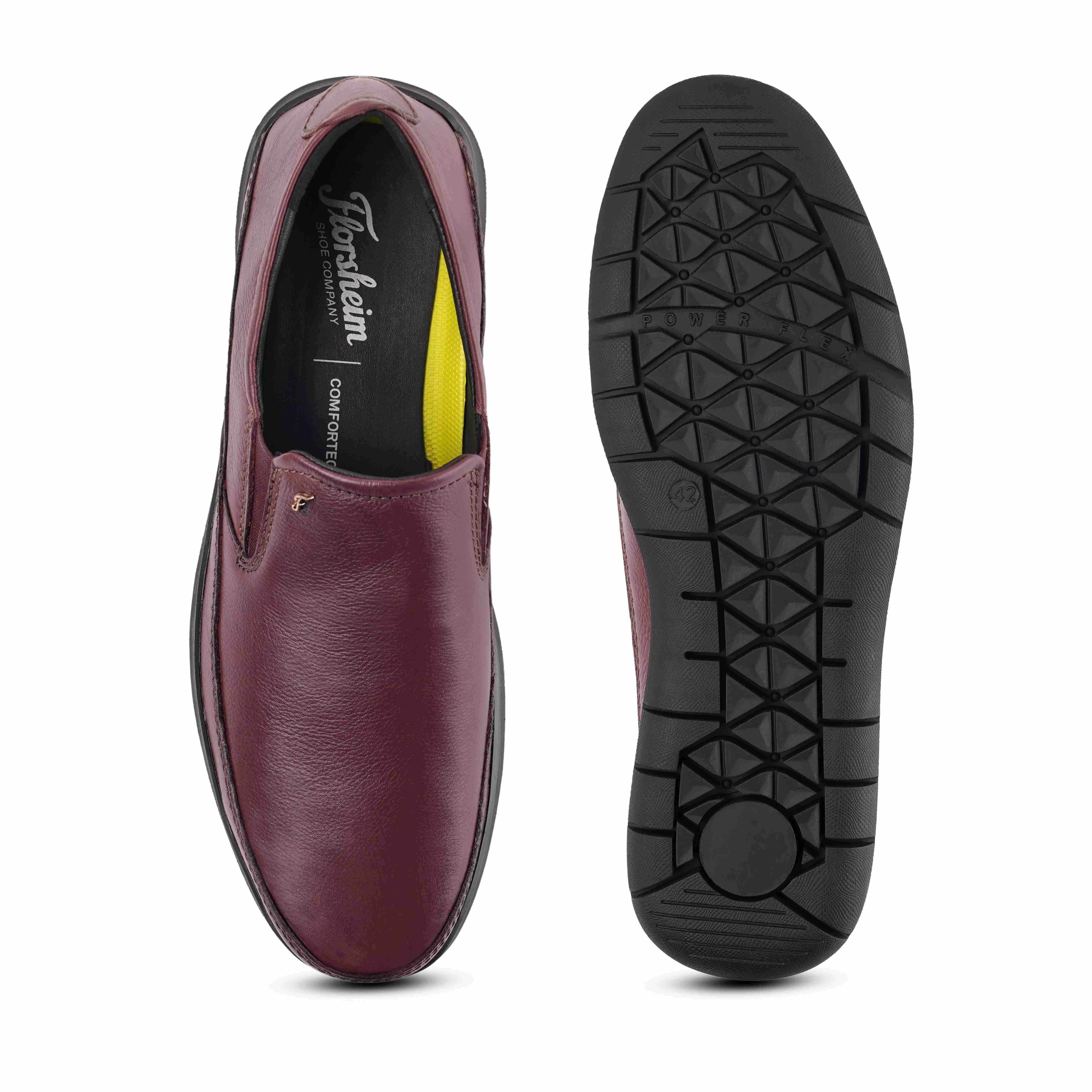 The Wamma Burgundy Men Drivers Florsheim