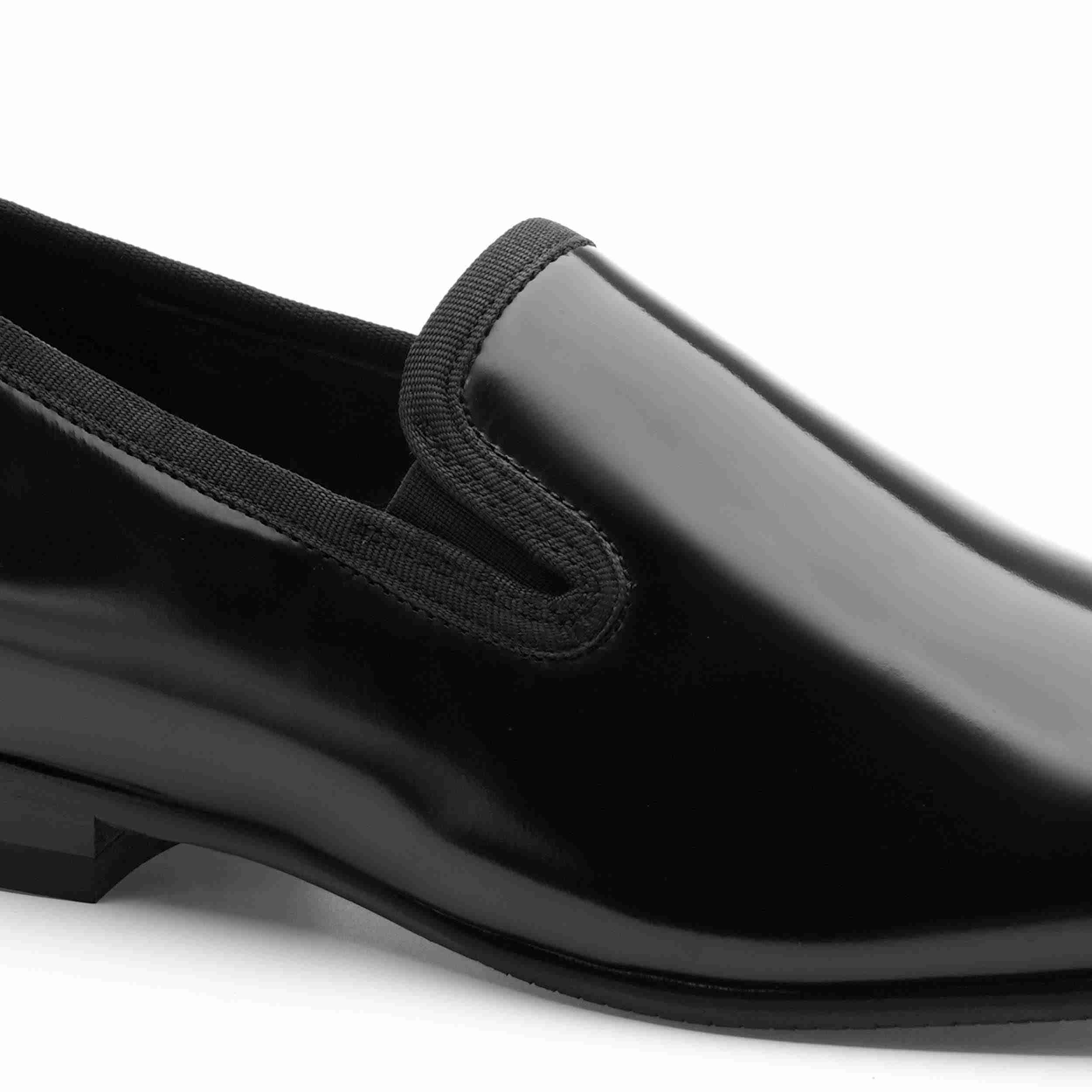 The Kerk Men Black Patent Slip On Florsheim