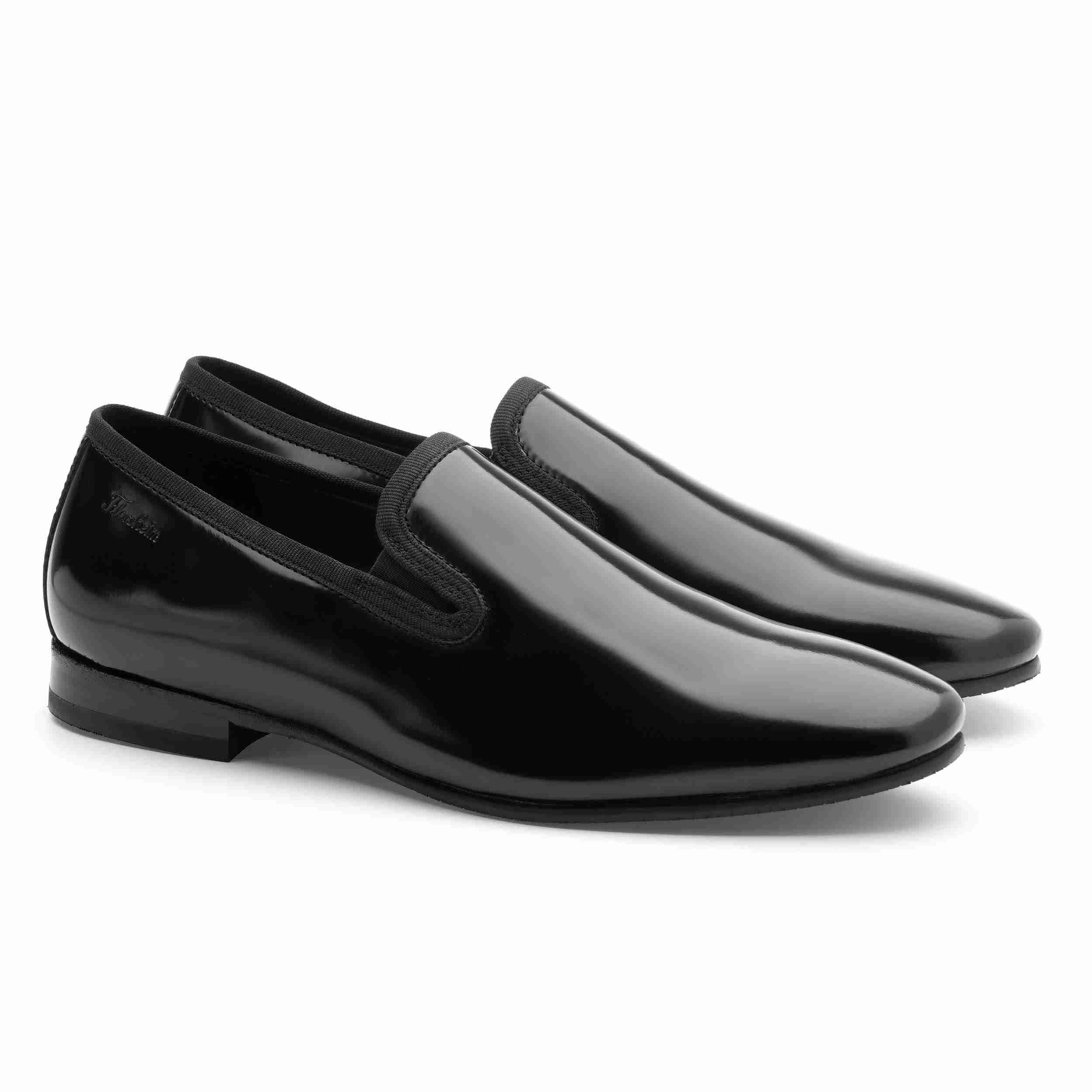 The Kerk Men Black Patent Slip On Florsheim