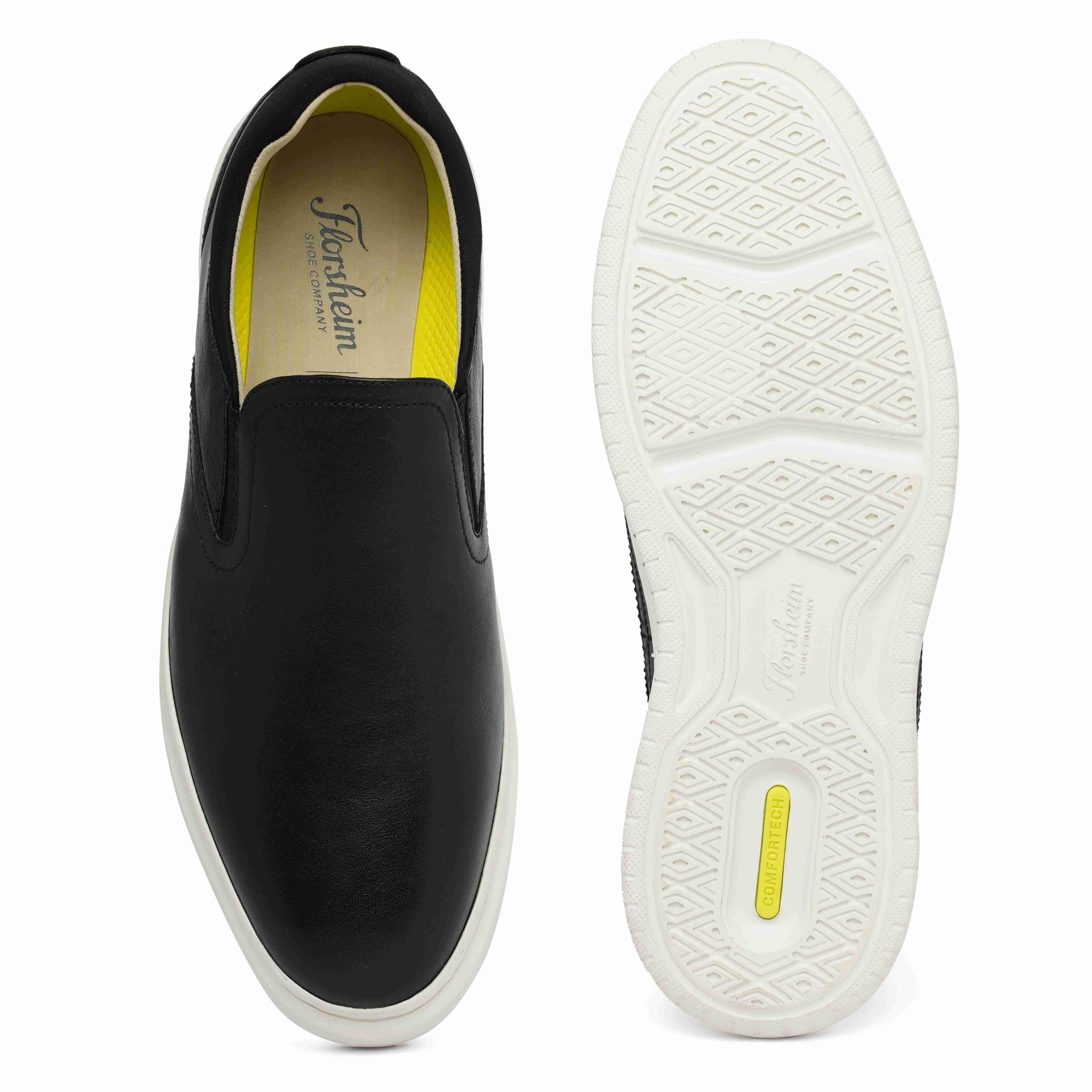 The Plain Toe Black Men Casual Florsheim