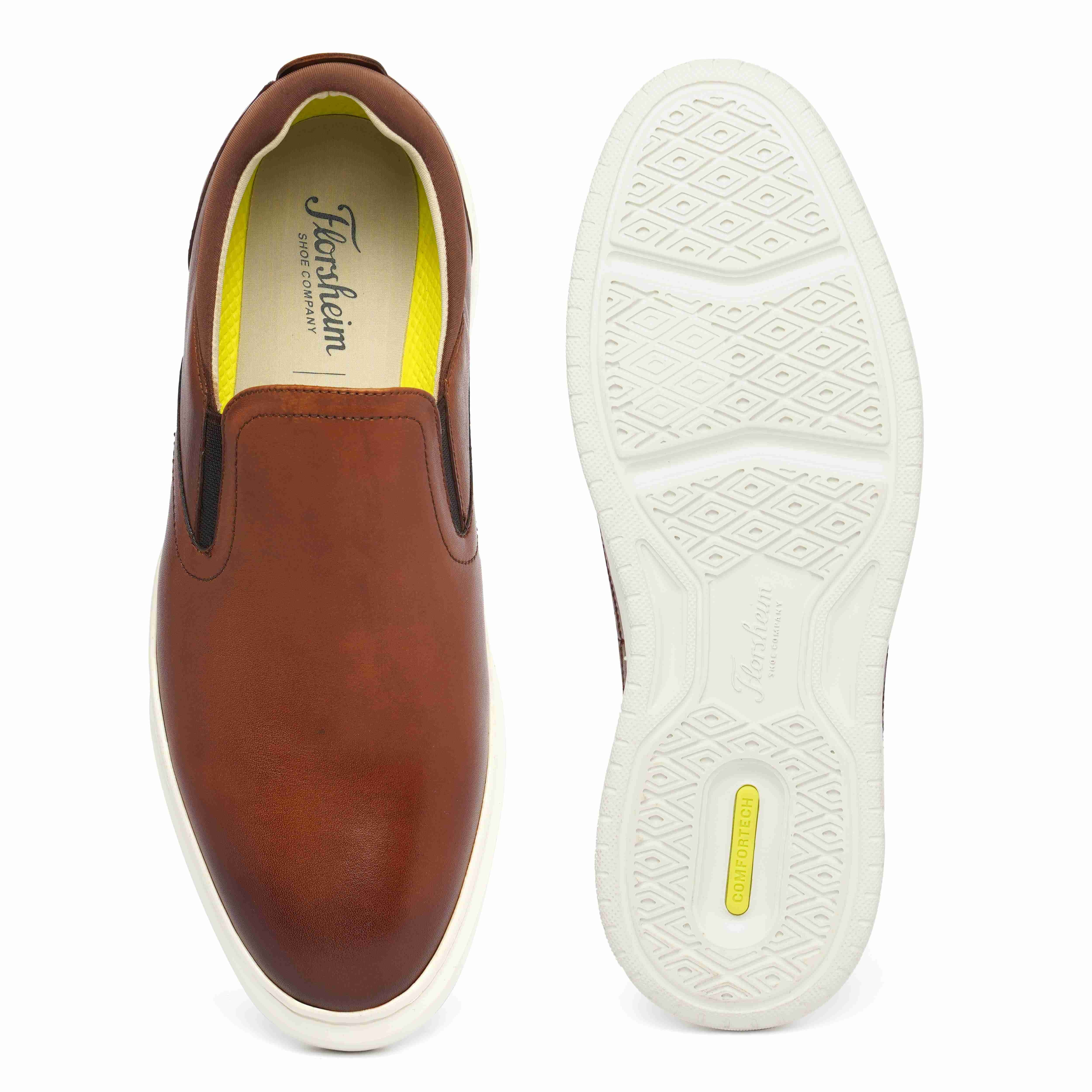 The Plain Toe Tan Men Casual Florsheim