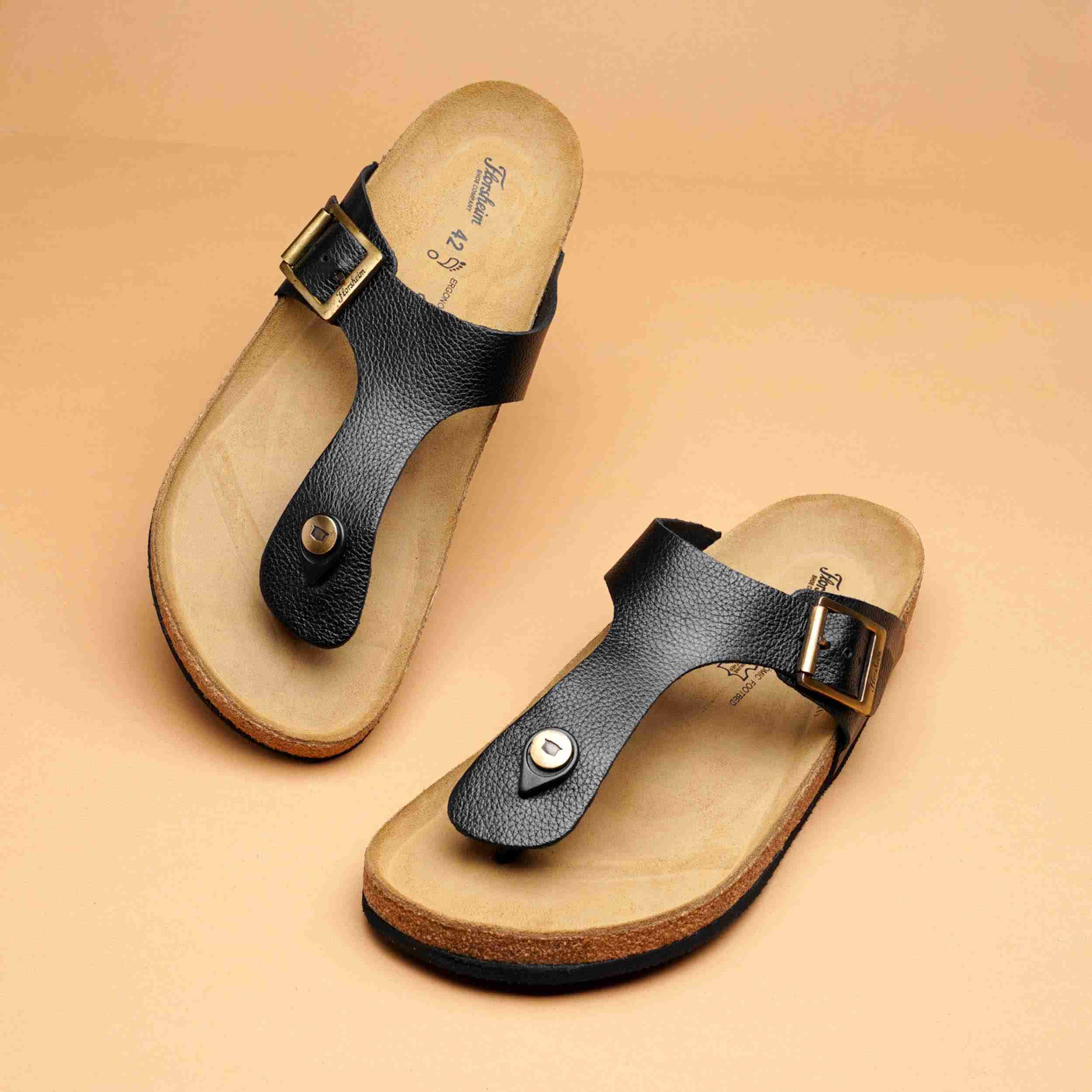 The Devo Black Men Sandals Florsheim