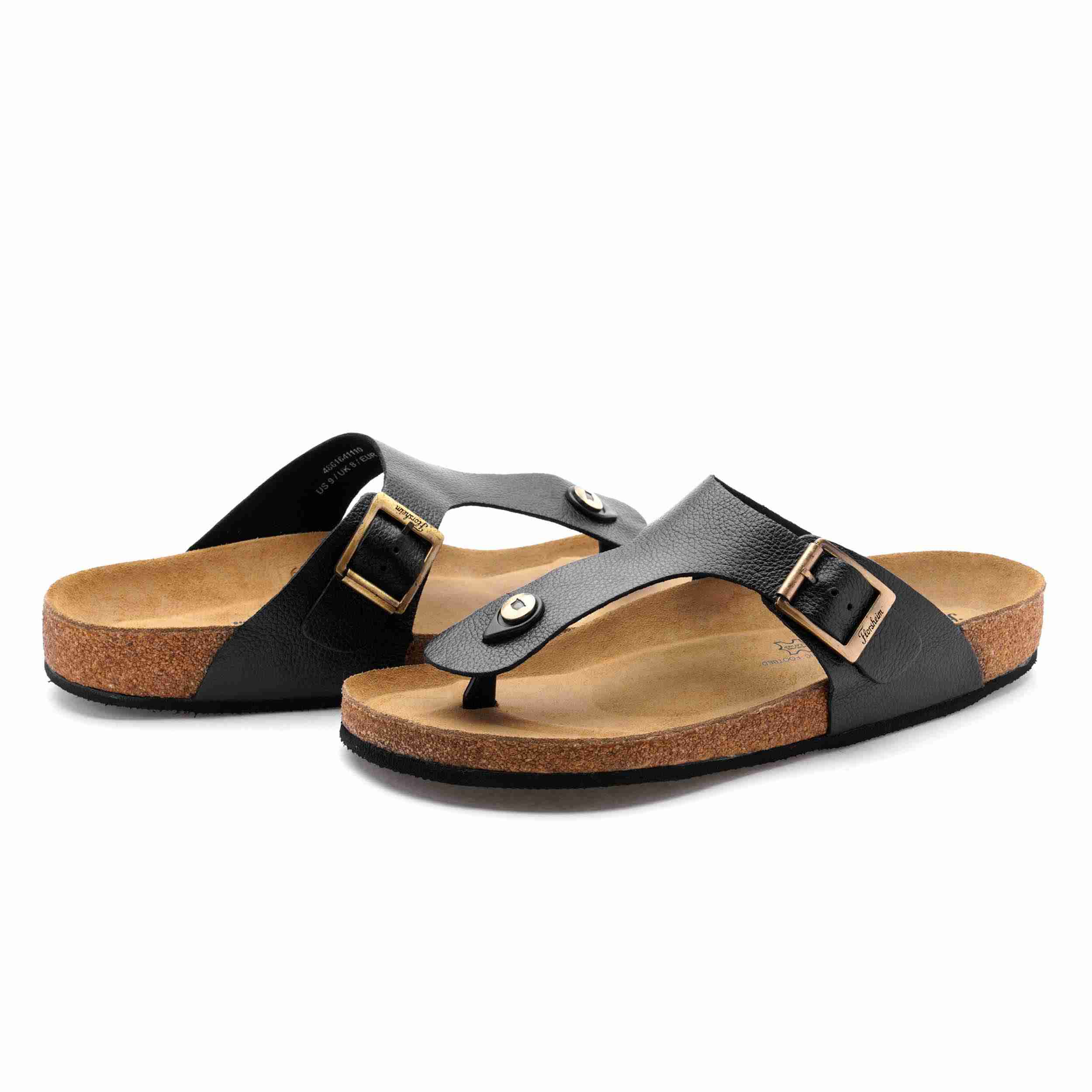 The Devo Black Men Sandals Florsheim