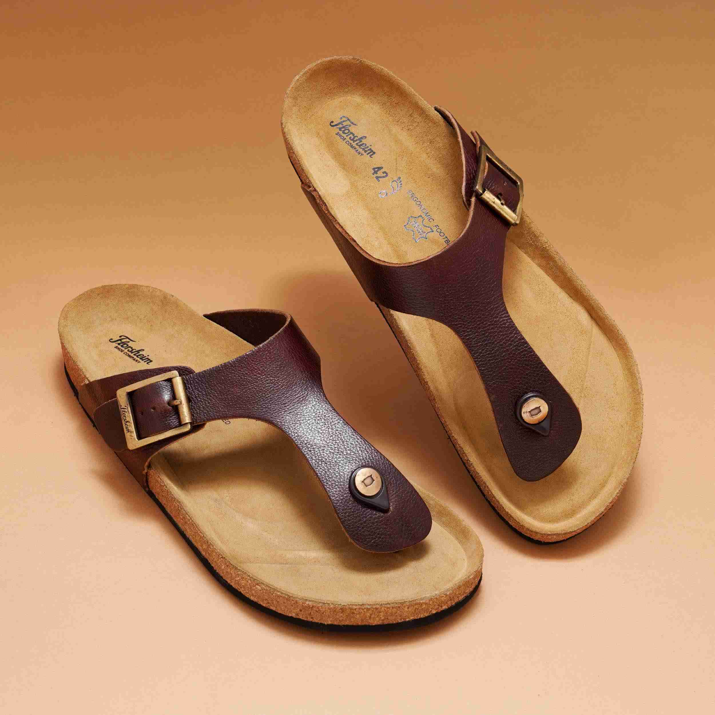 The Devo Tan Men Sandals Florsheim
