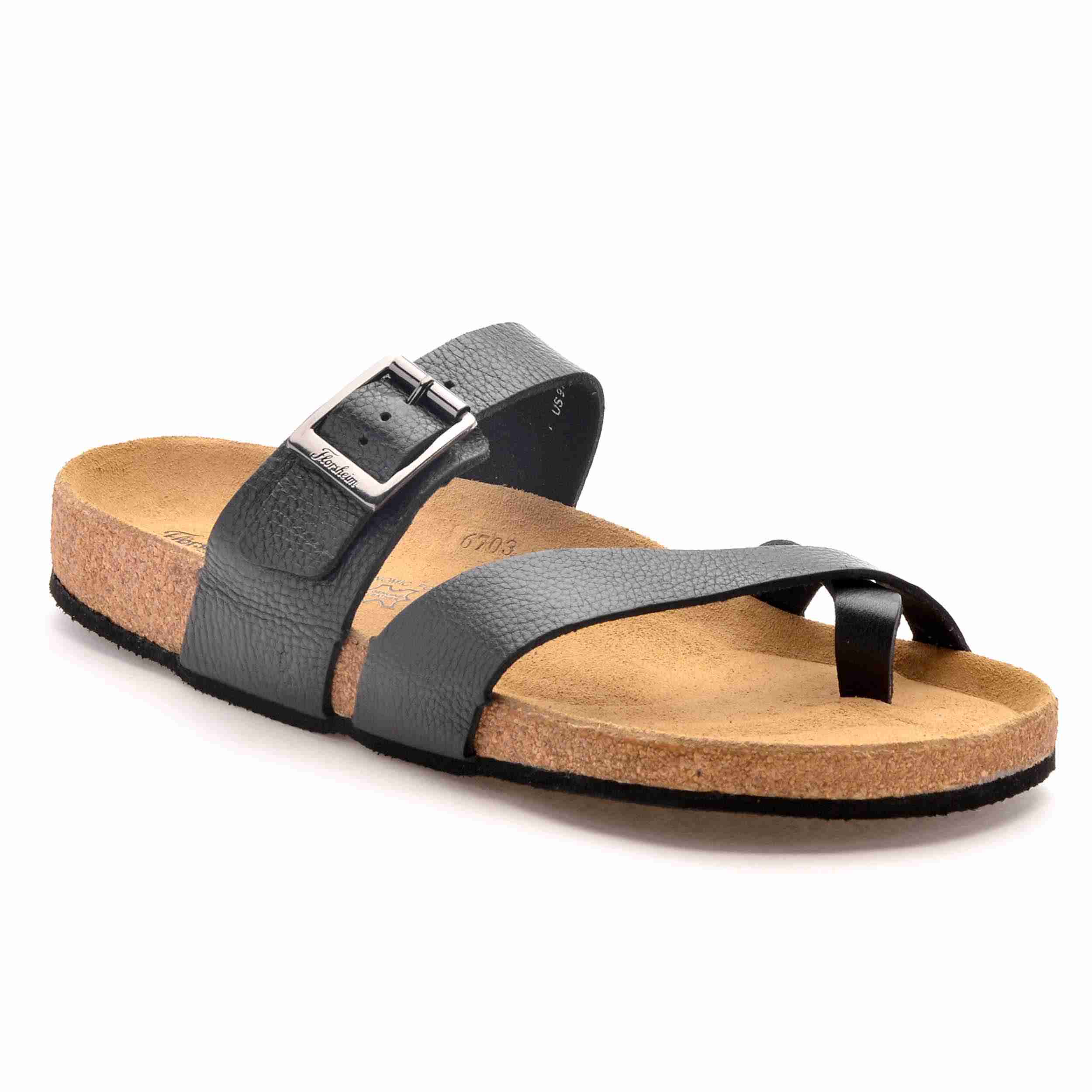 The Devo Black Men Sandals Florsheim
