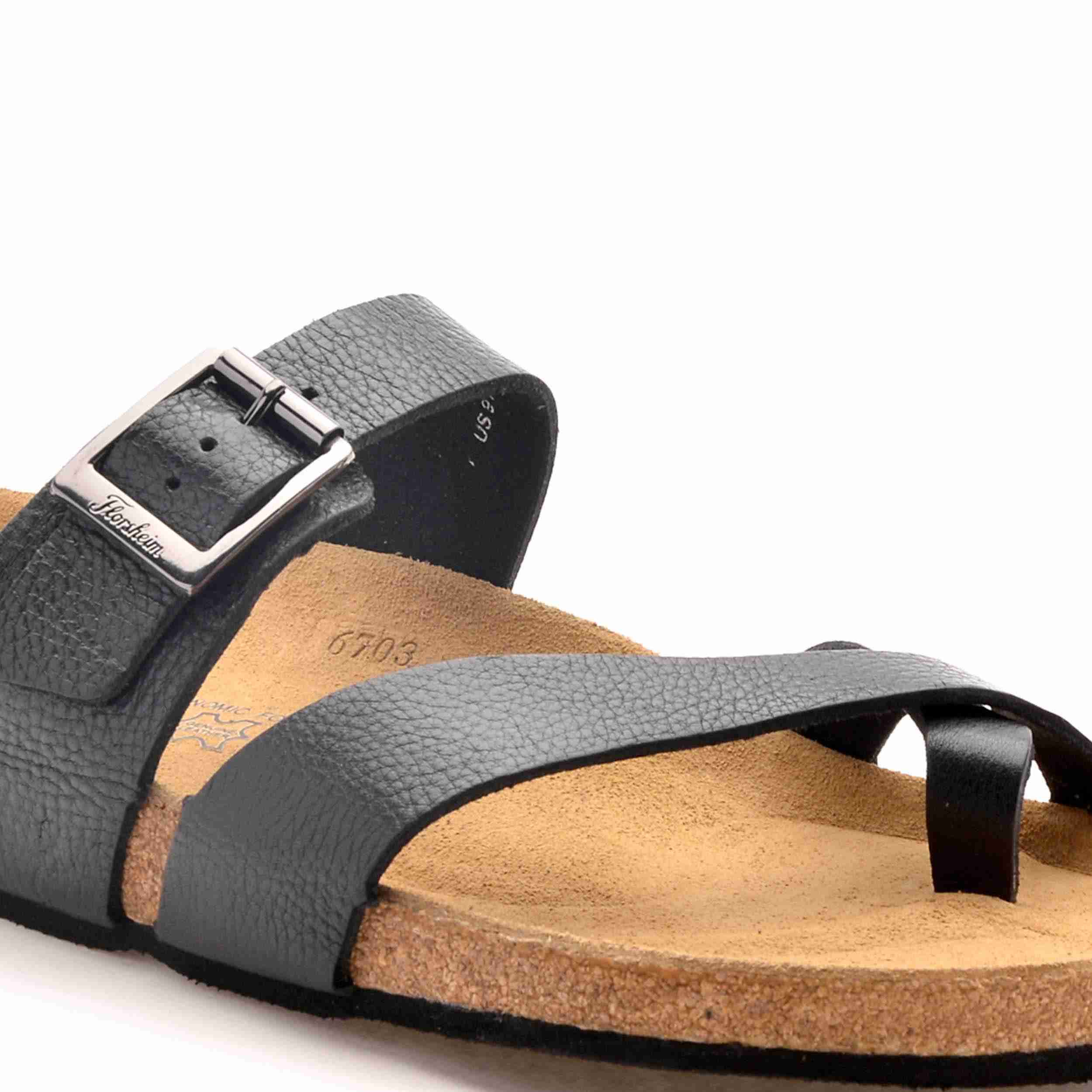 The Devo Black Men Sandals Florsheim