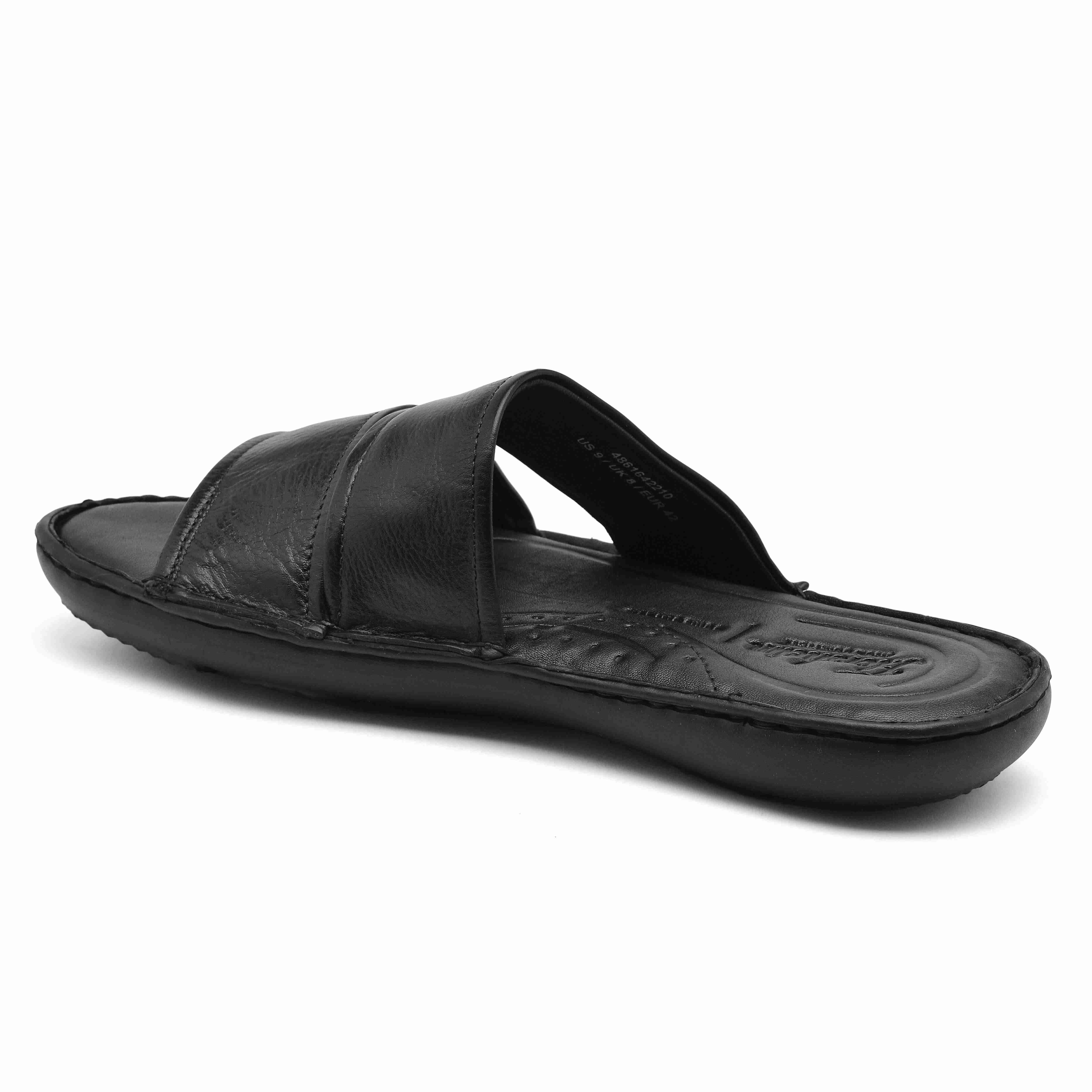 The Florish Black Men Sandals Florsheim