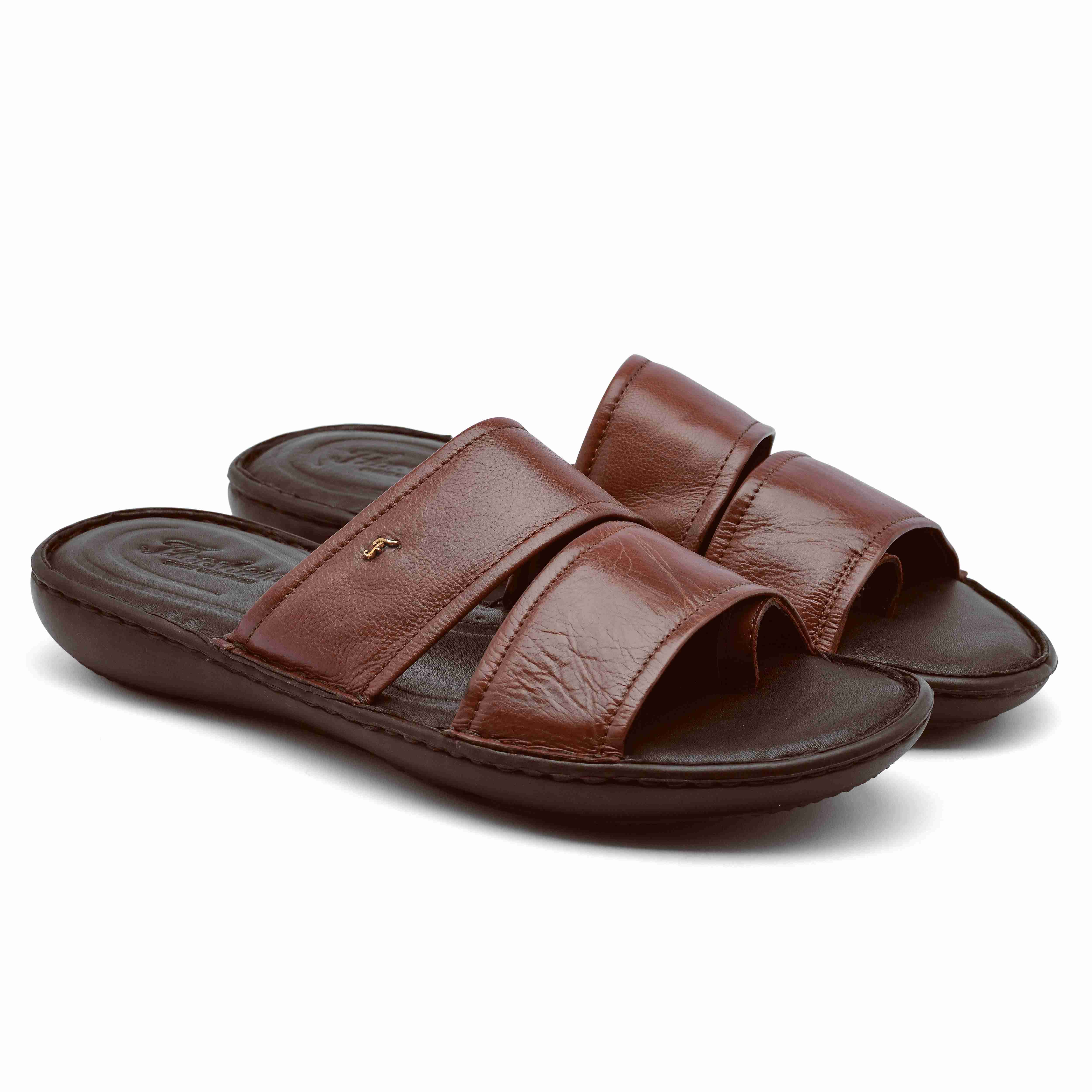 The Florish Tan Men Sandals Florsheim