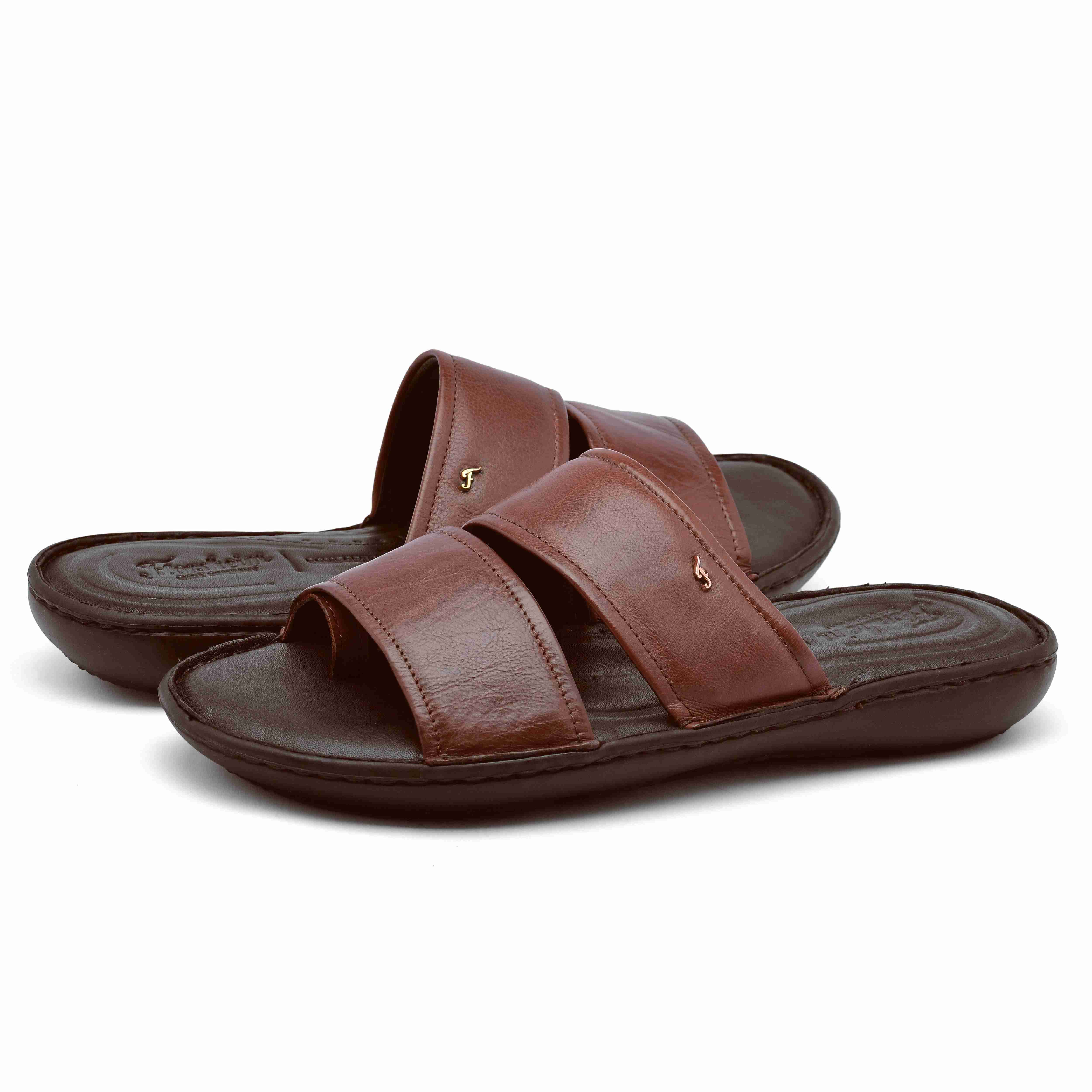 The Florish Tan Men Sandals Florsheim