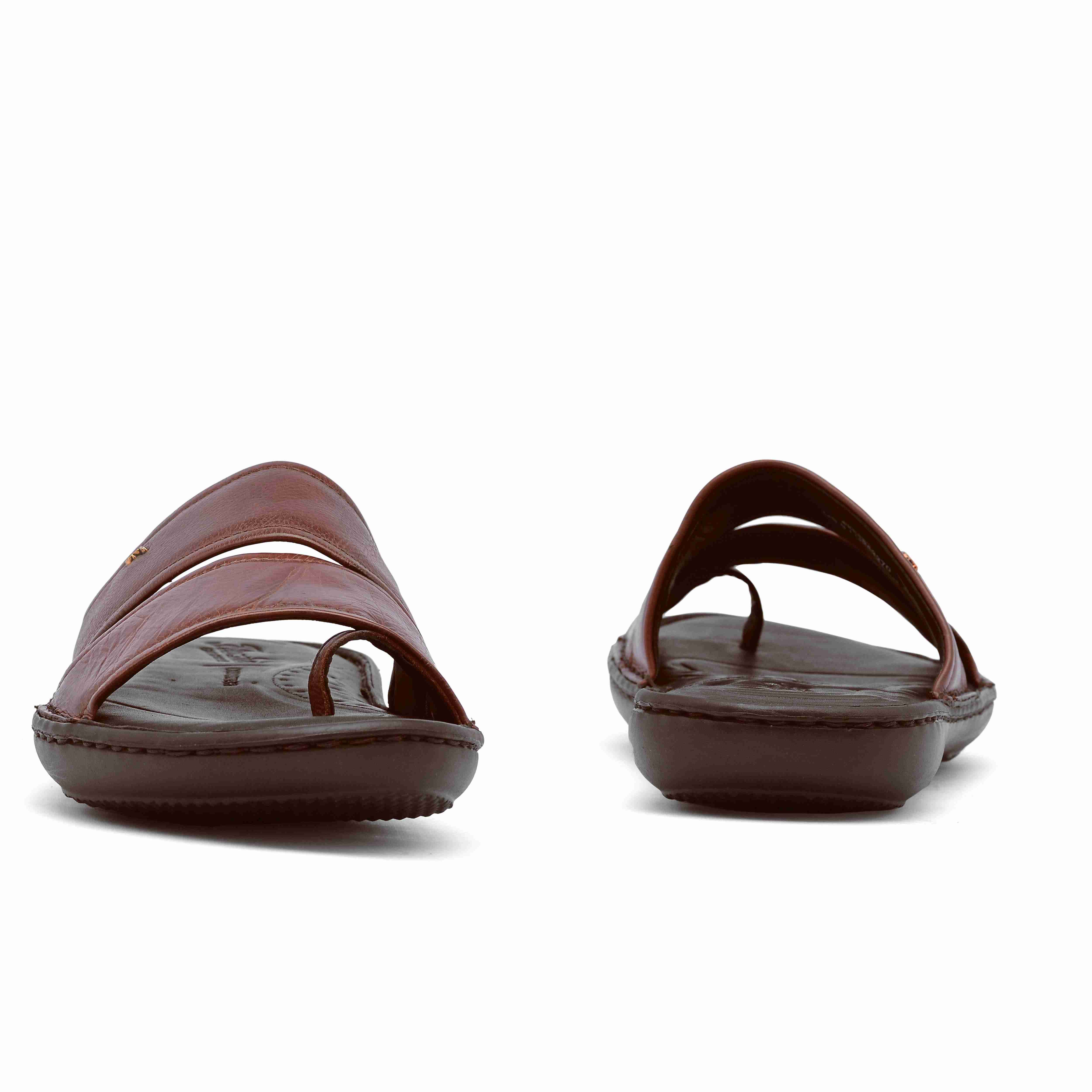 The Florish Tan Men Sandals Florsheim