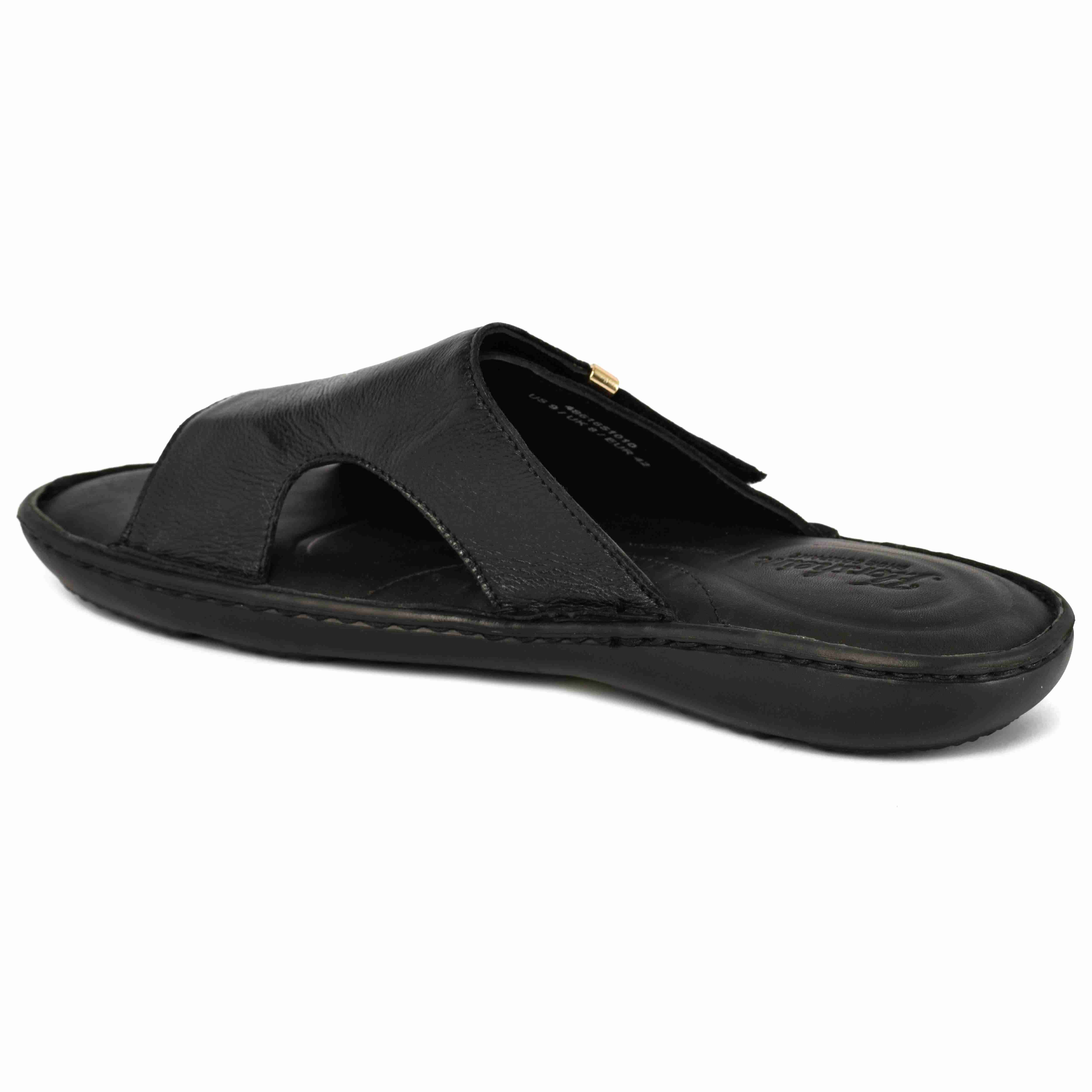 The Florish Black Men Sandals Florsheim