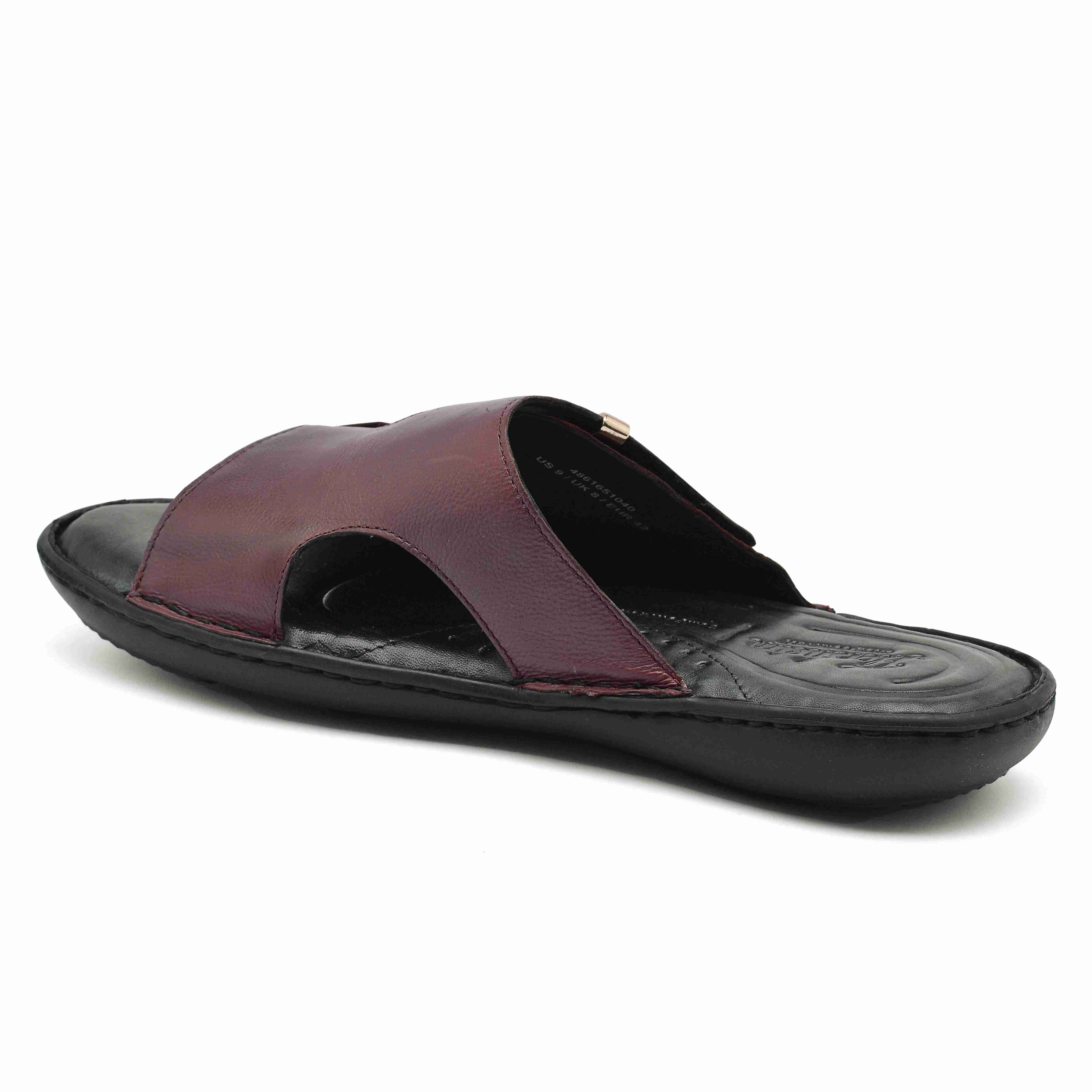 The Florish Burgundy Men Sandals Florsheim
