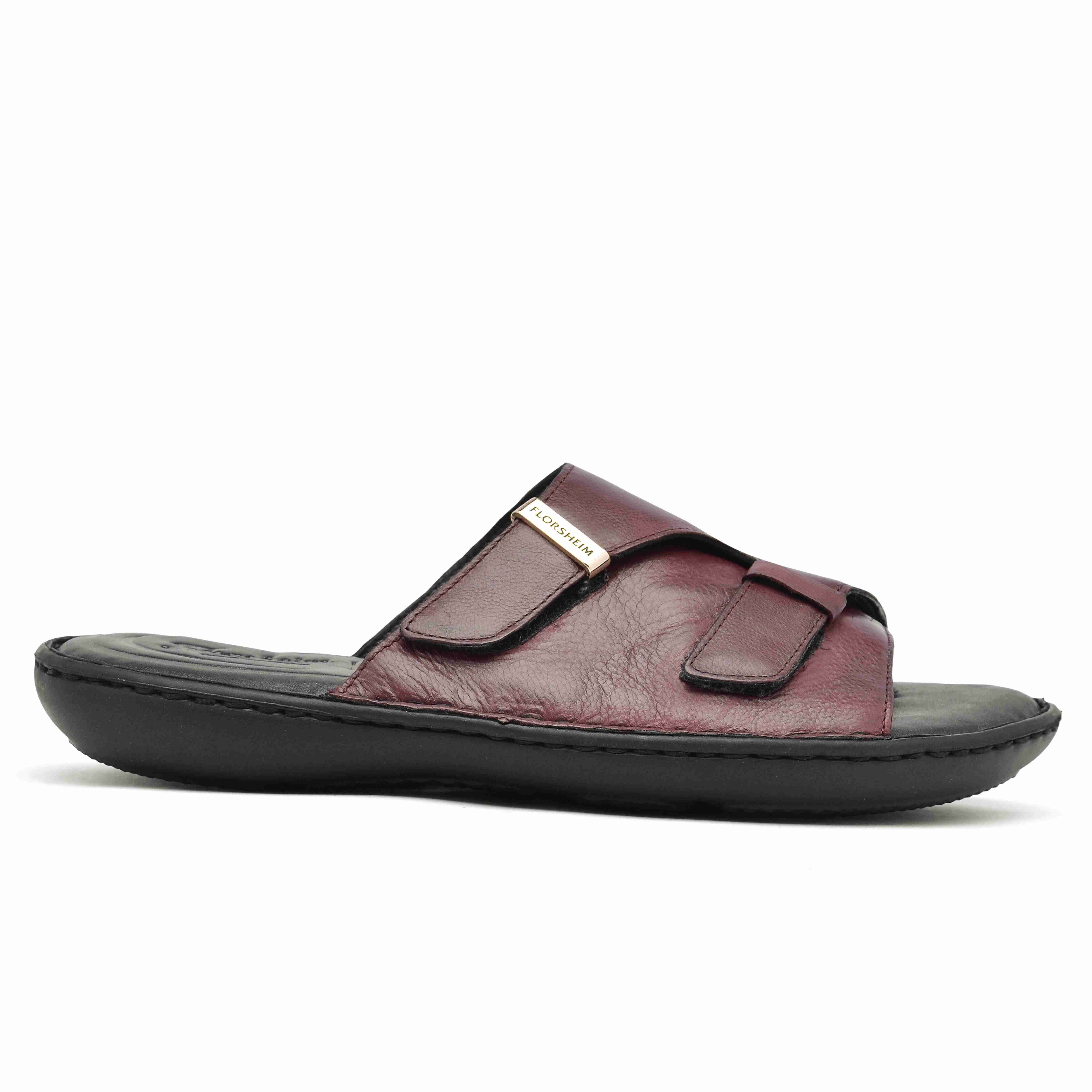 The Florish Burgundy Men Sandals Florsheim