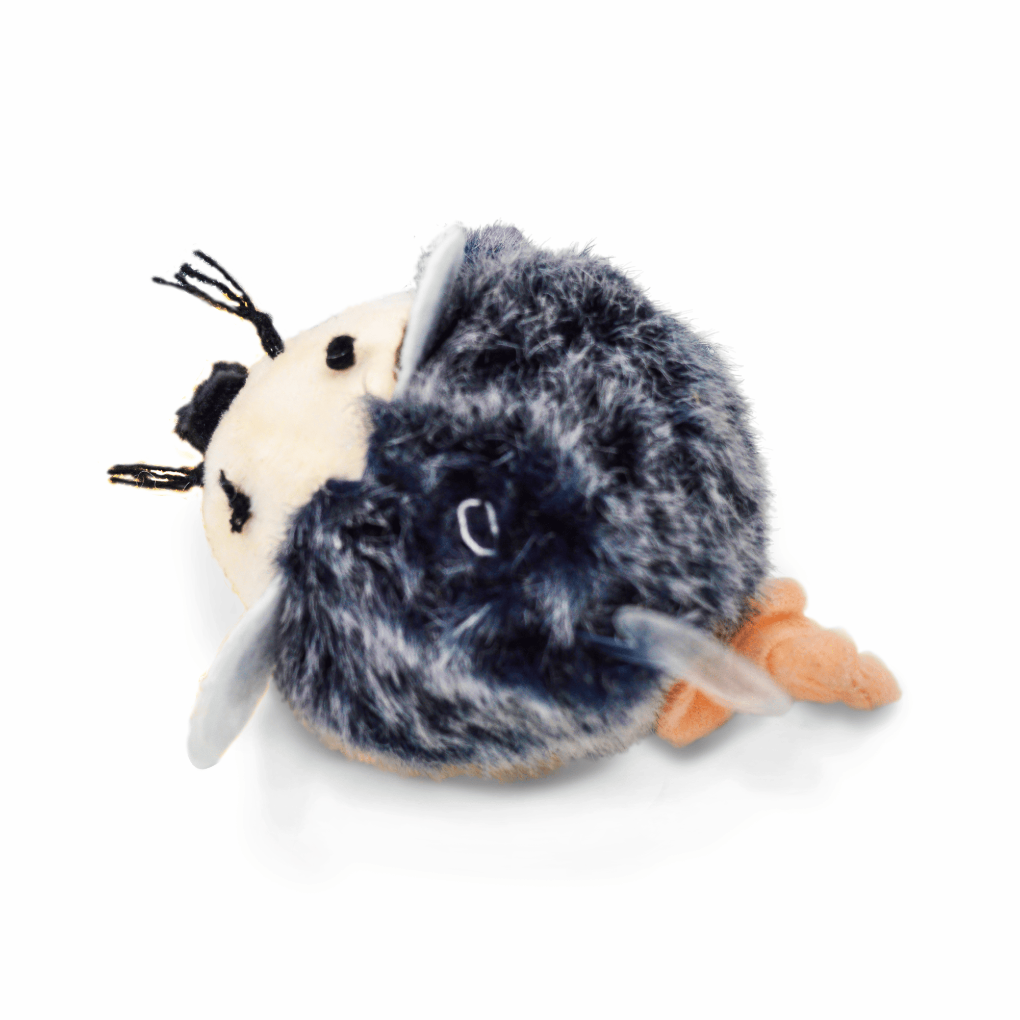 FOFOS Pull String & Sound Chip Mouse Shaped Electronic Toy for Cats (Grey)