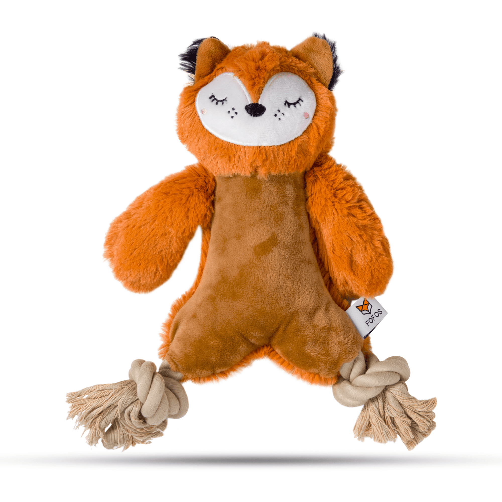 FOFOS Ropeleg Plush Bear Toy for Dogs