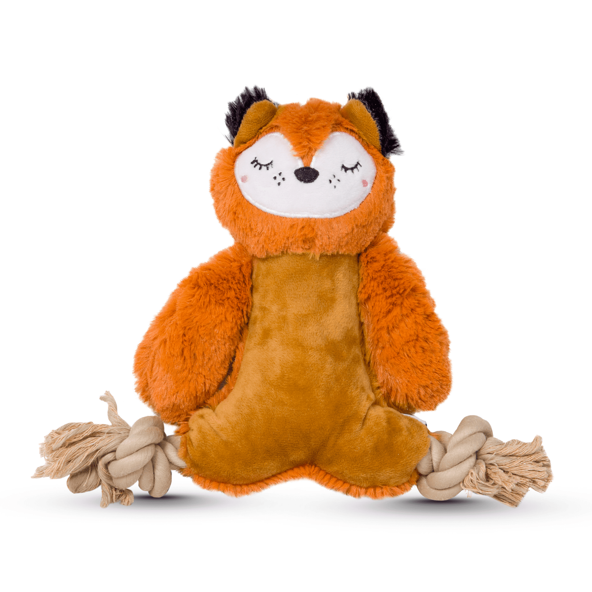 FOFOS Ropeleg Plush Bear Toy for Dogs