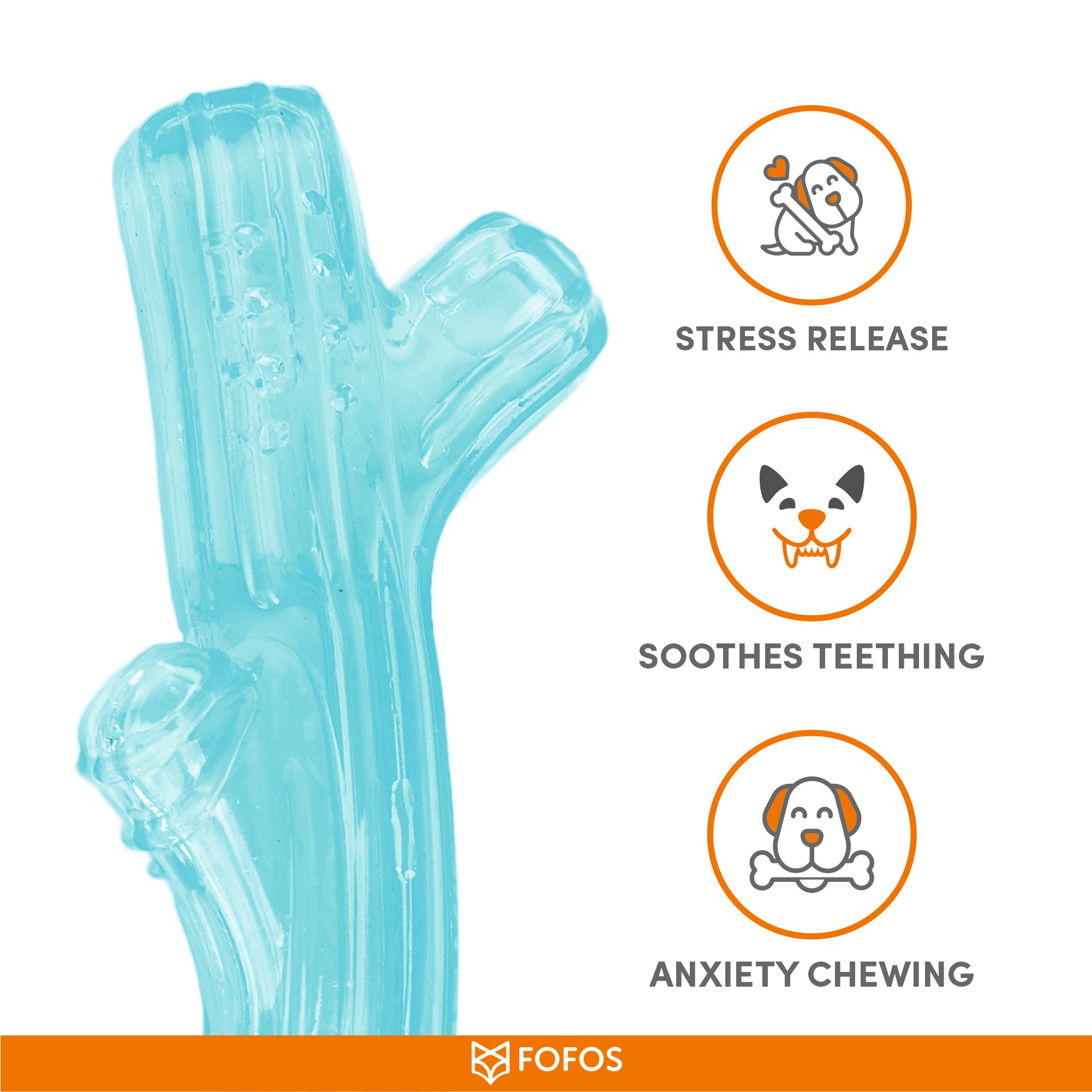 FOFOS Cooling Branch Chew Toy for Dogs