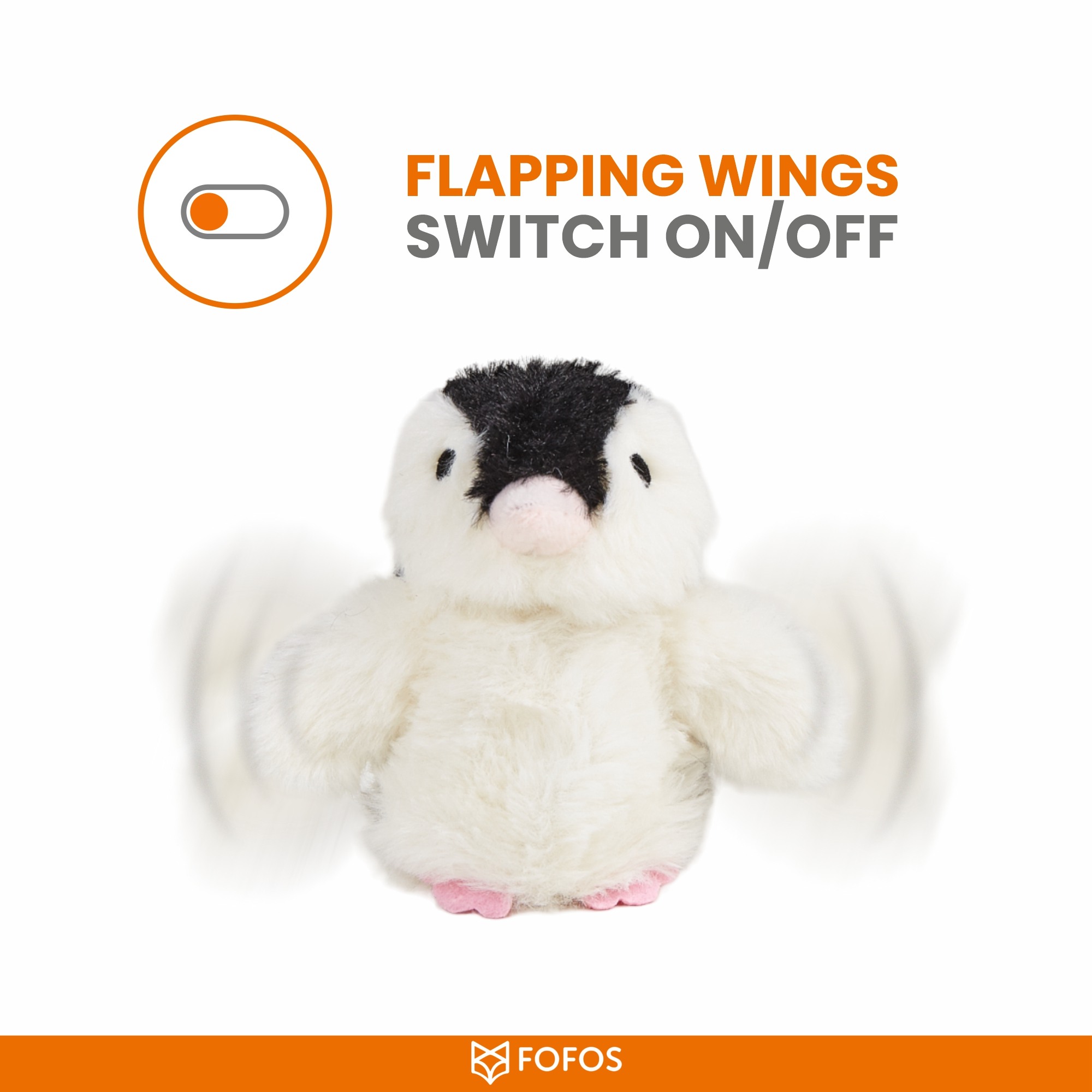 FOFOS Swinging Penguin Toy for Cats