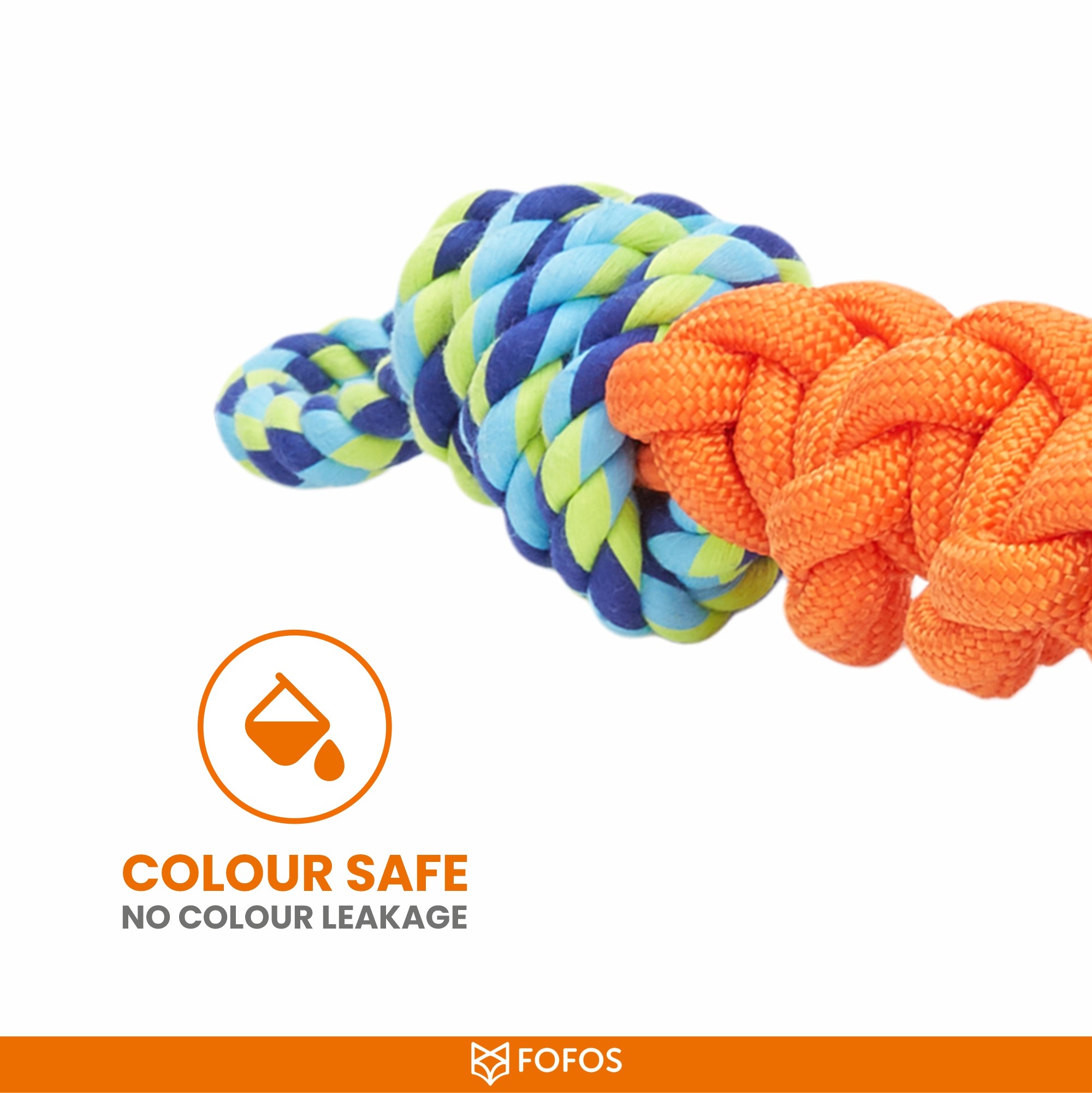 FOFOS Flossy Rope Toy for Dogs
