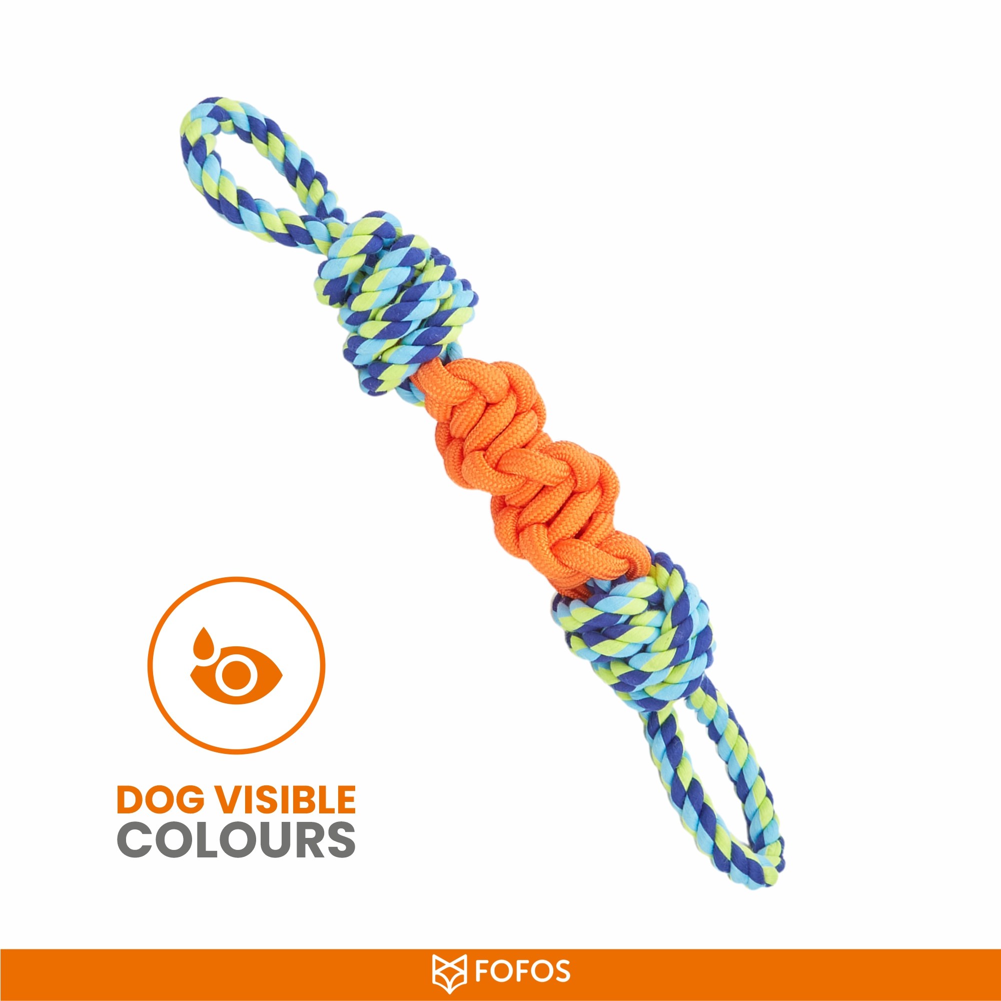 FOFOS Flossy Rope Toy for Dogs
