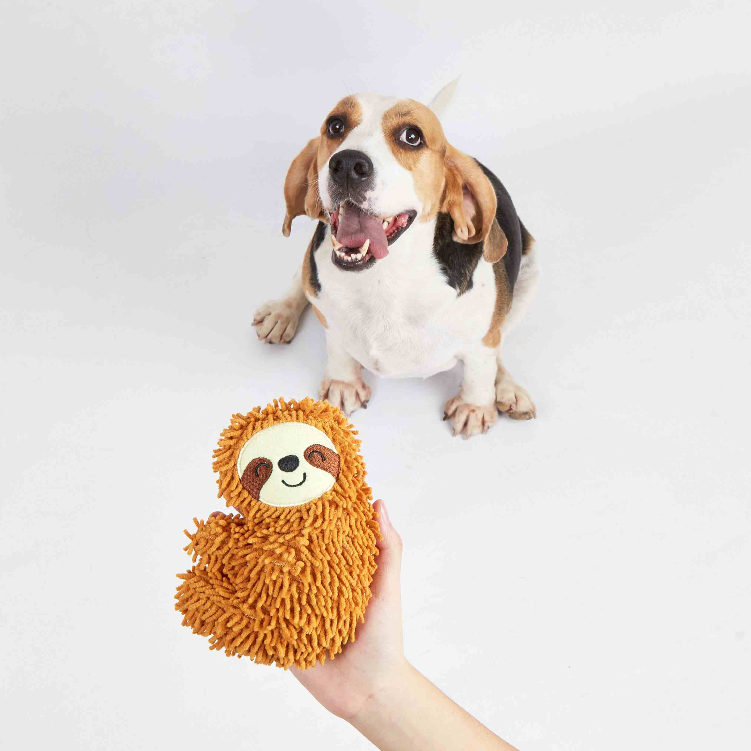 FOFOS Tough Sloth Soft & Squeaky Toy for Dogs
