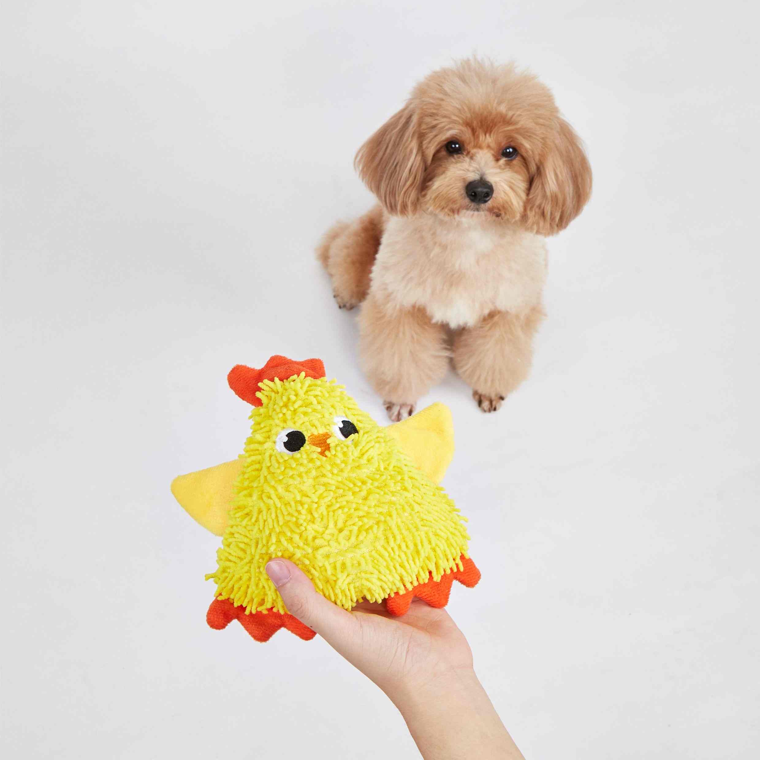 FOFOS | FOFOS Tough Squeaky Chick Toy for Dogs