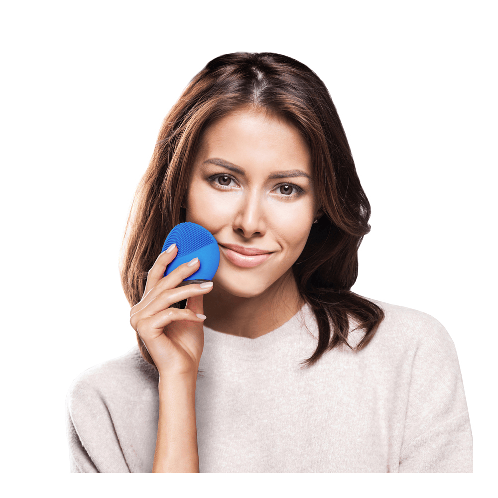 LUNA™ Mini 2 Facial Cleansing Massager for All Skin Types • Aquamarine