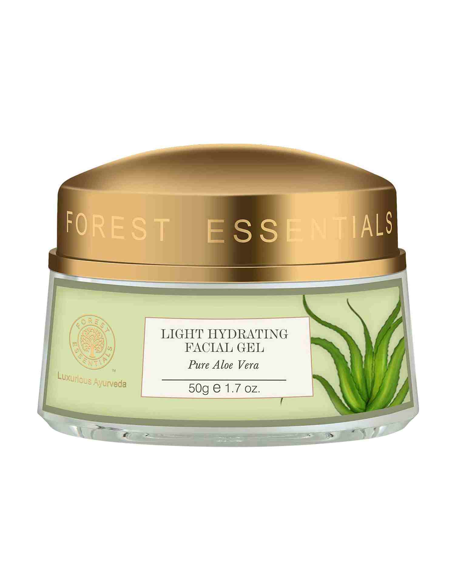 Light Hydrating Moisturising Facial Gel With Pure Aloe VeraOily Skin • 50gm