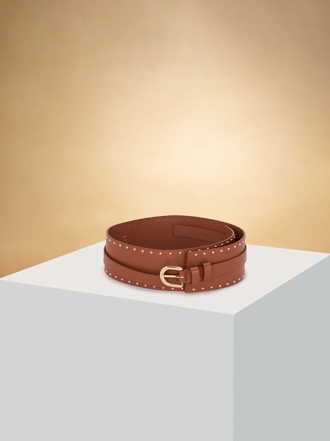 Forever Glam Tan Belt