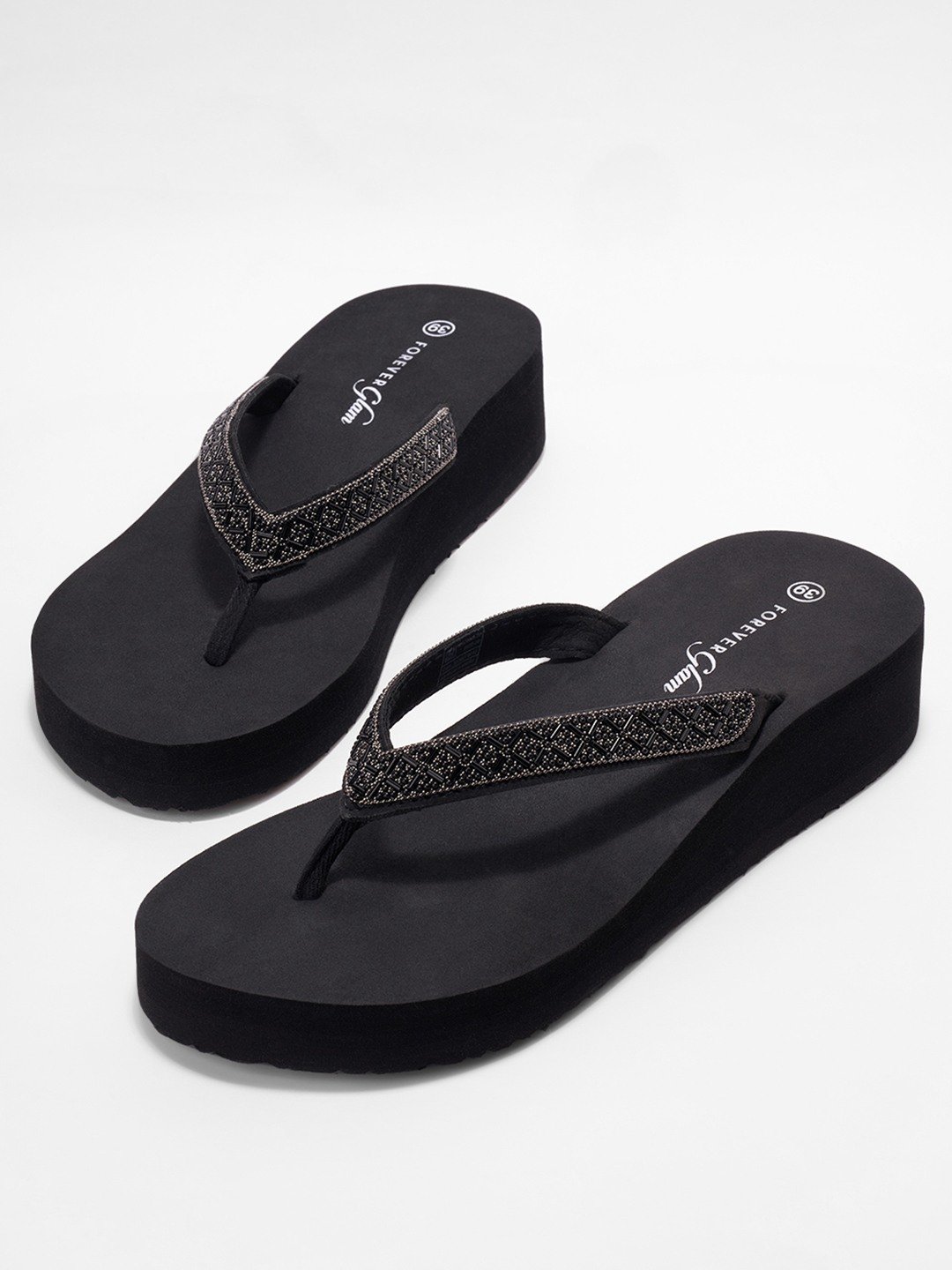 BlackCasualFlip Flops
