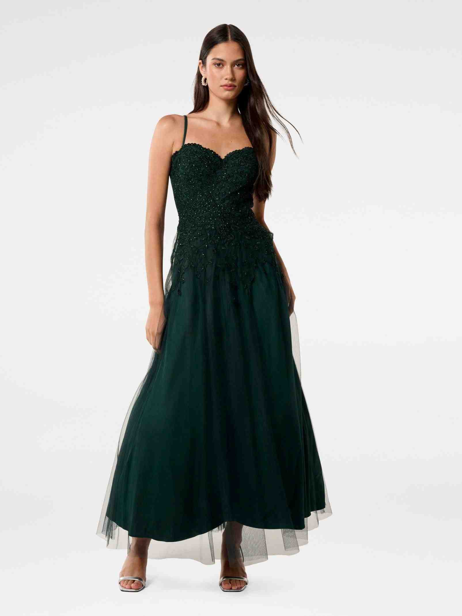 Kaia Tulle Strappy Gown