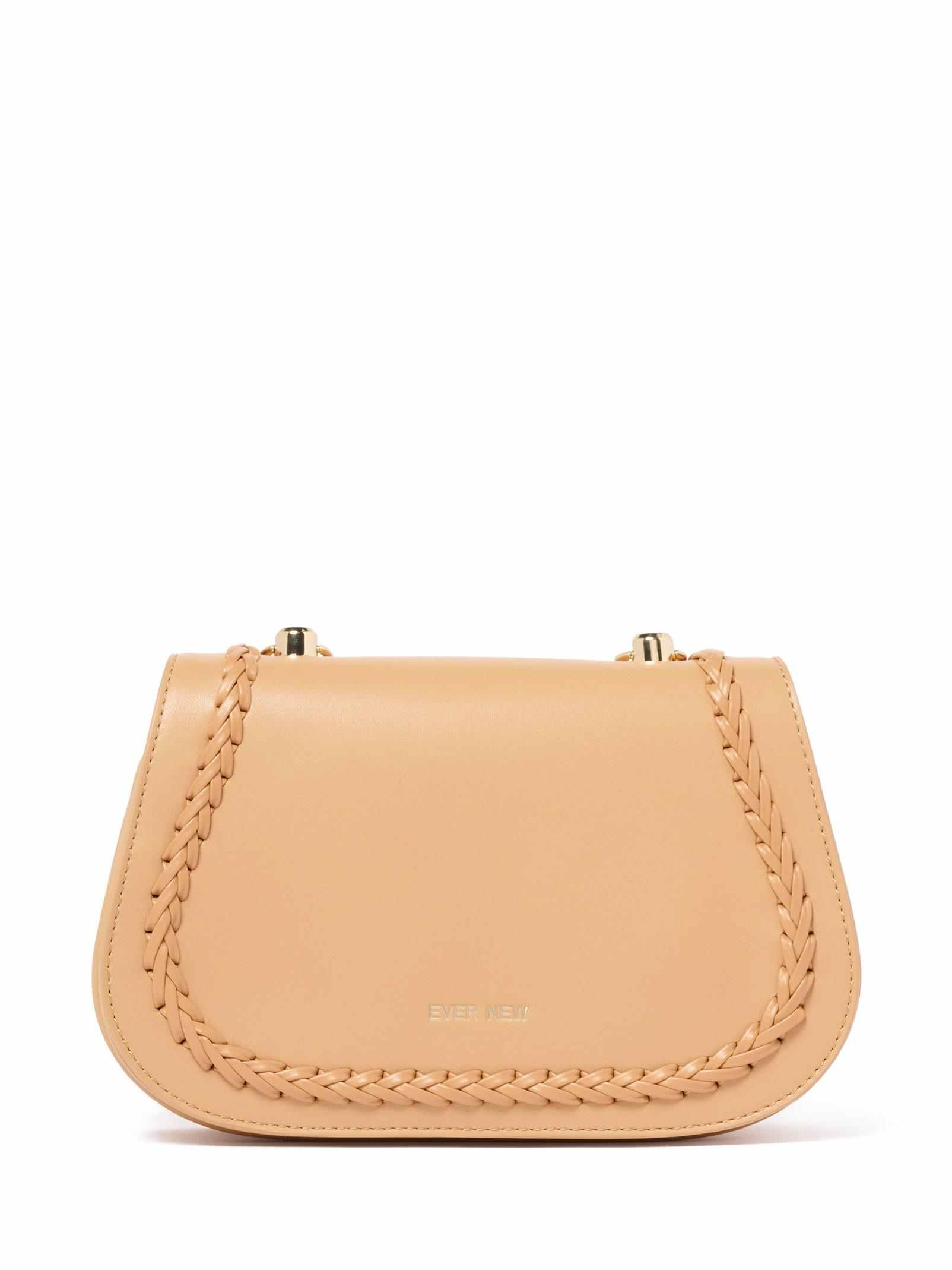 Cass Weave Detail Crossbody Bag