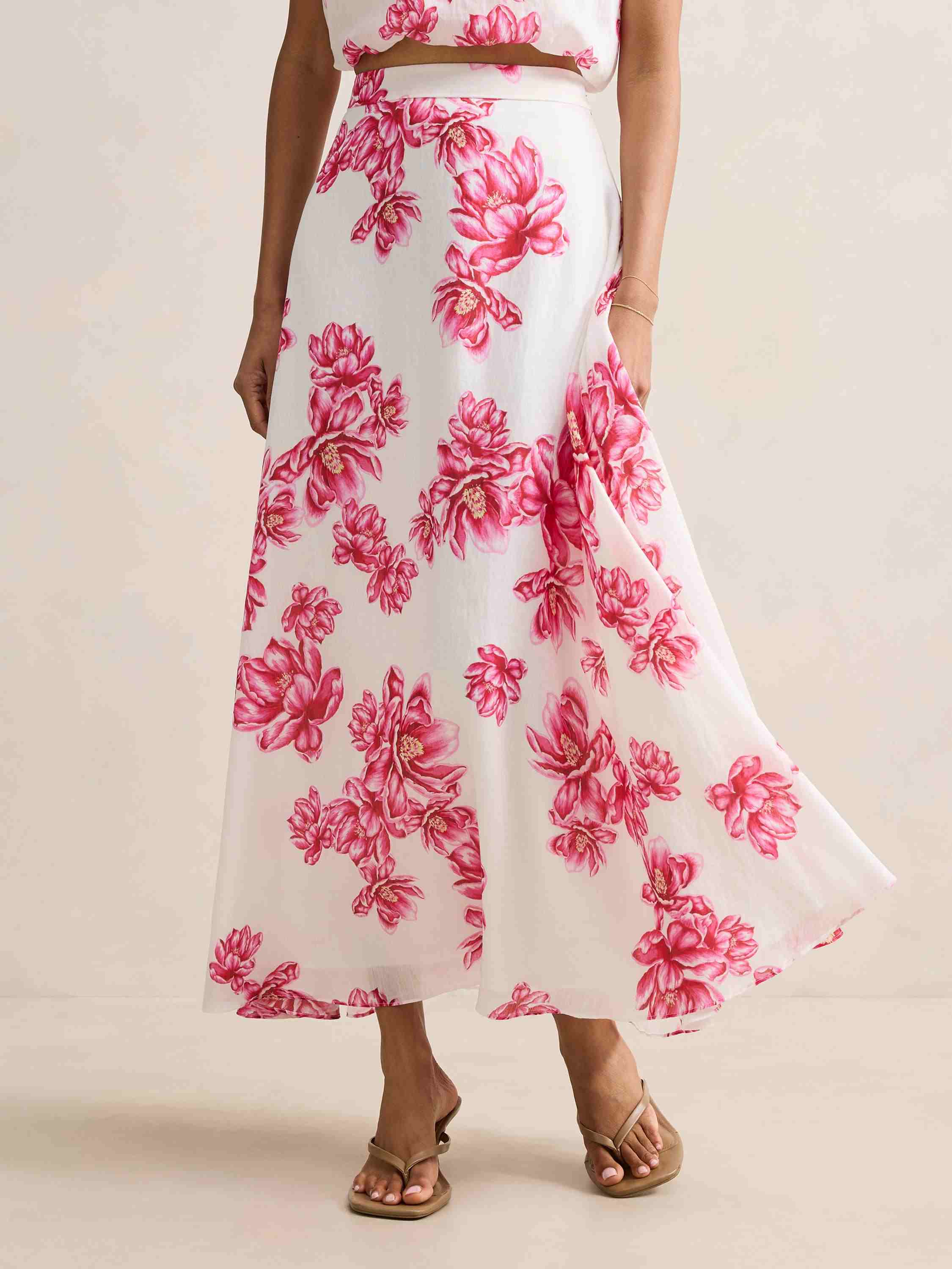 Maisie Petite Circle Midi Skirt