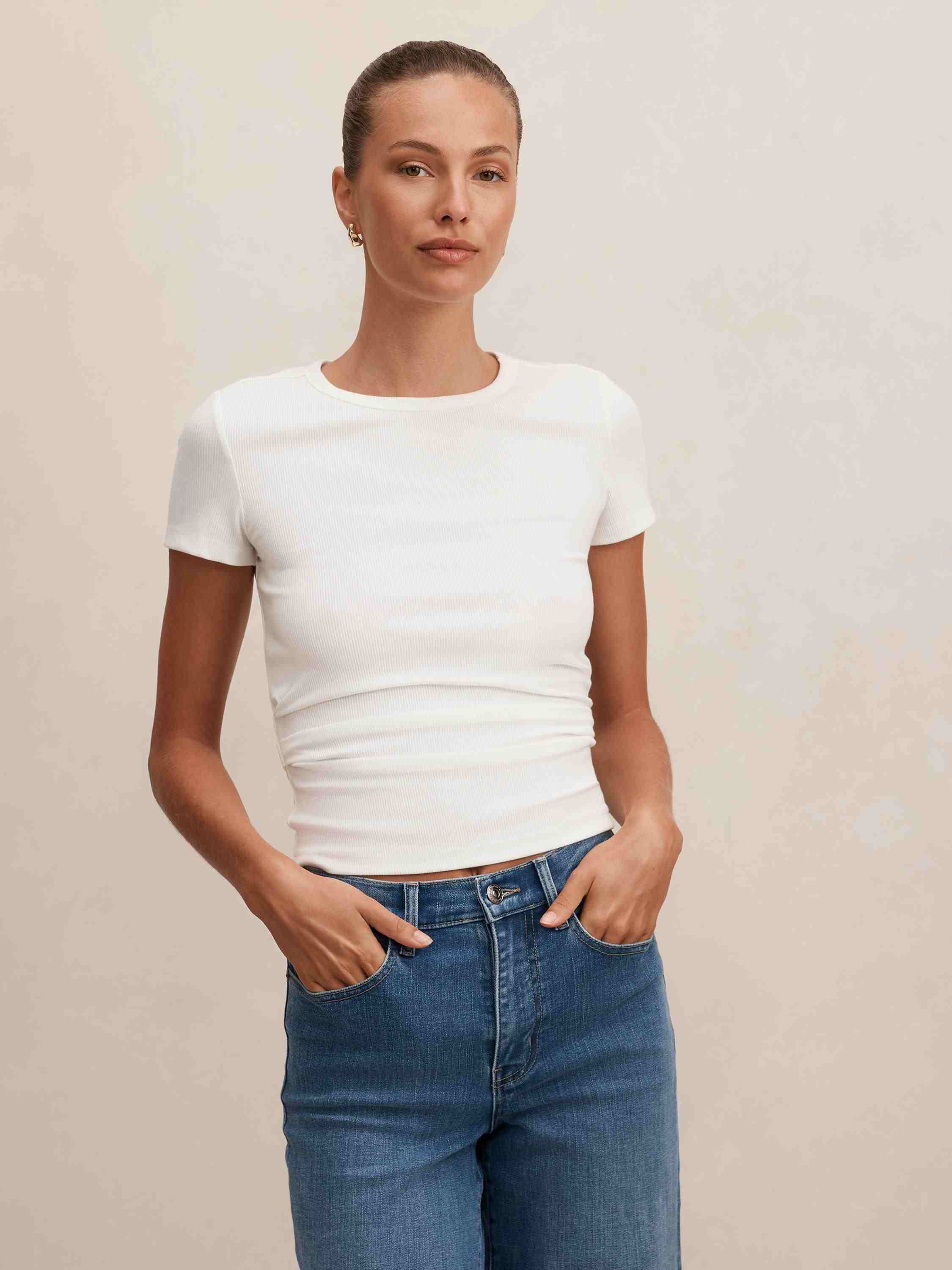 Kelly Tuck Detail Baby Tee