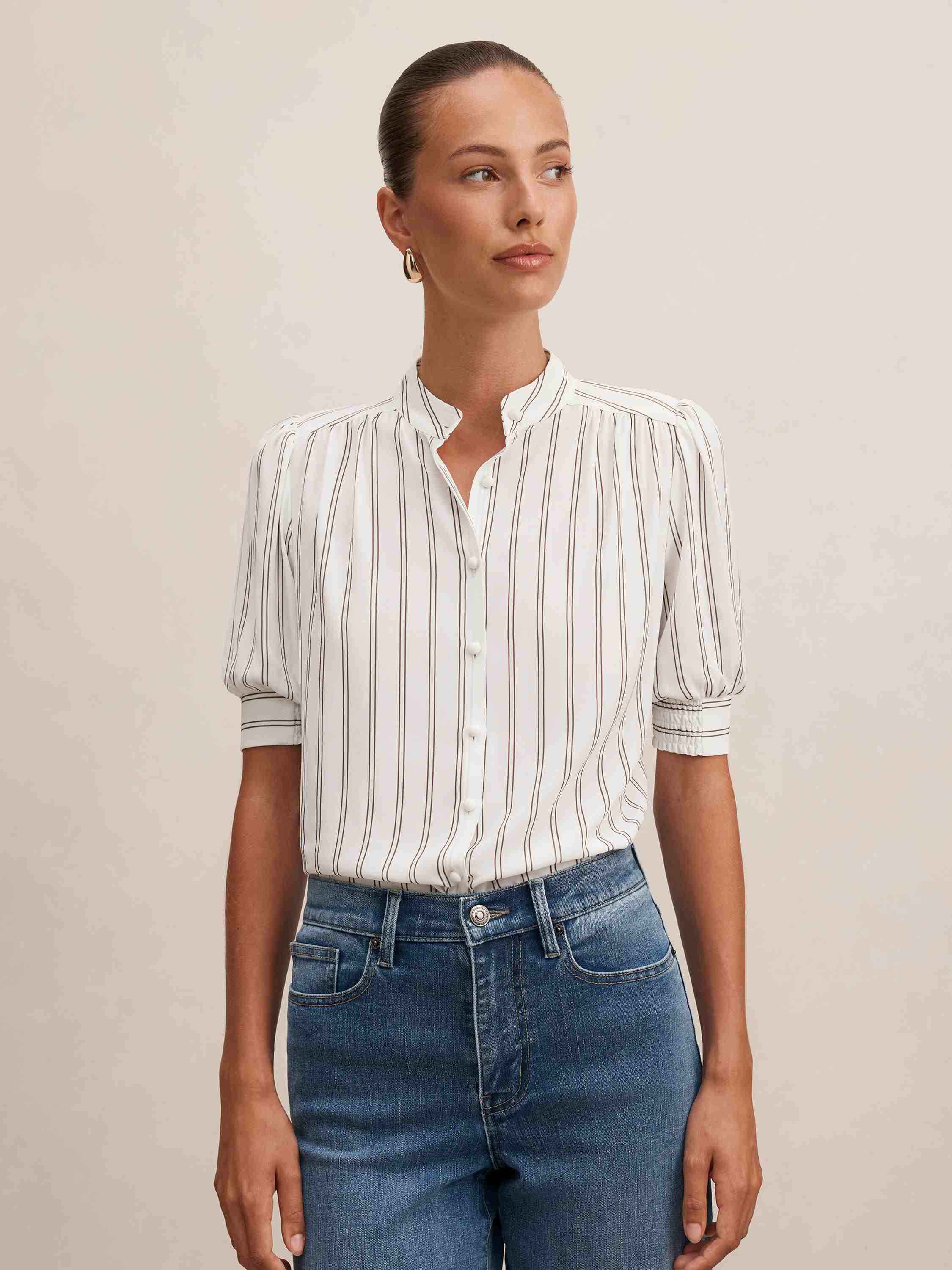 Dorothea Stripe Blouse
