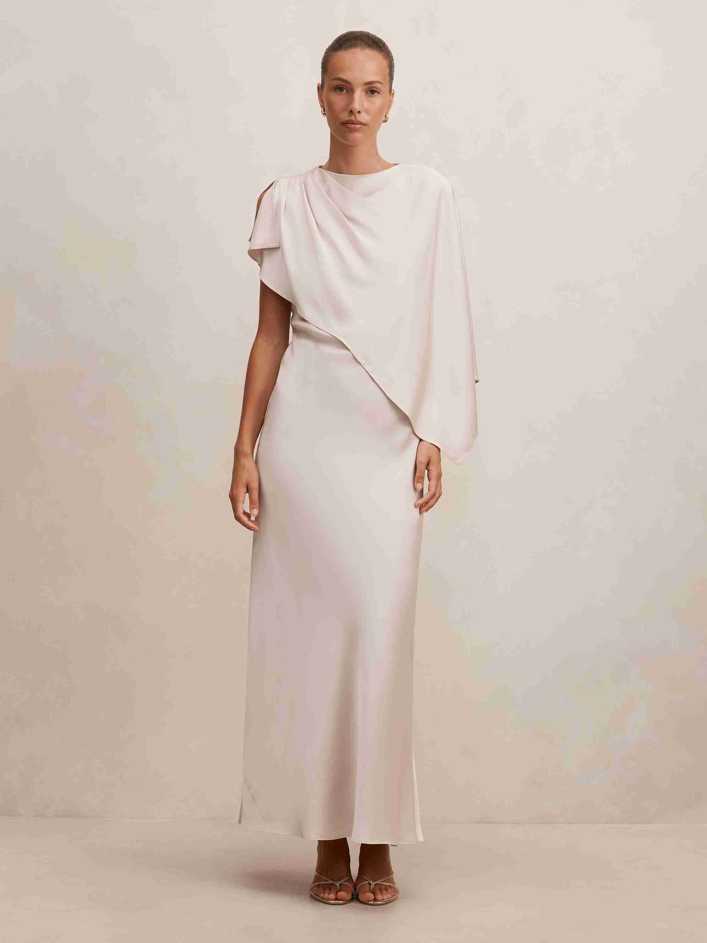 Zinnia Cape Maxi Dress