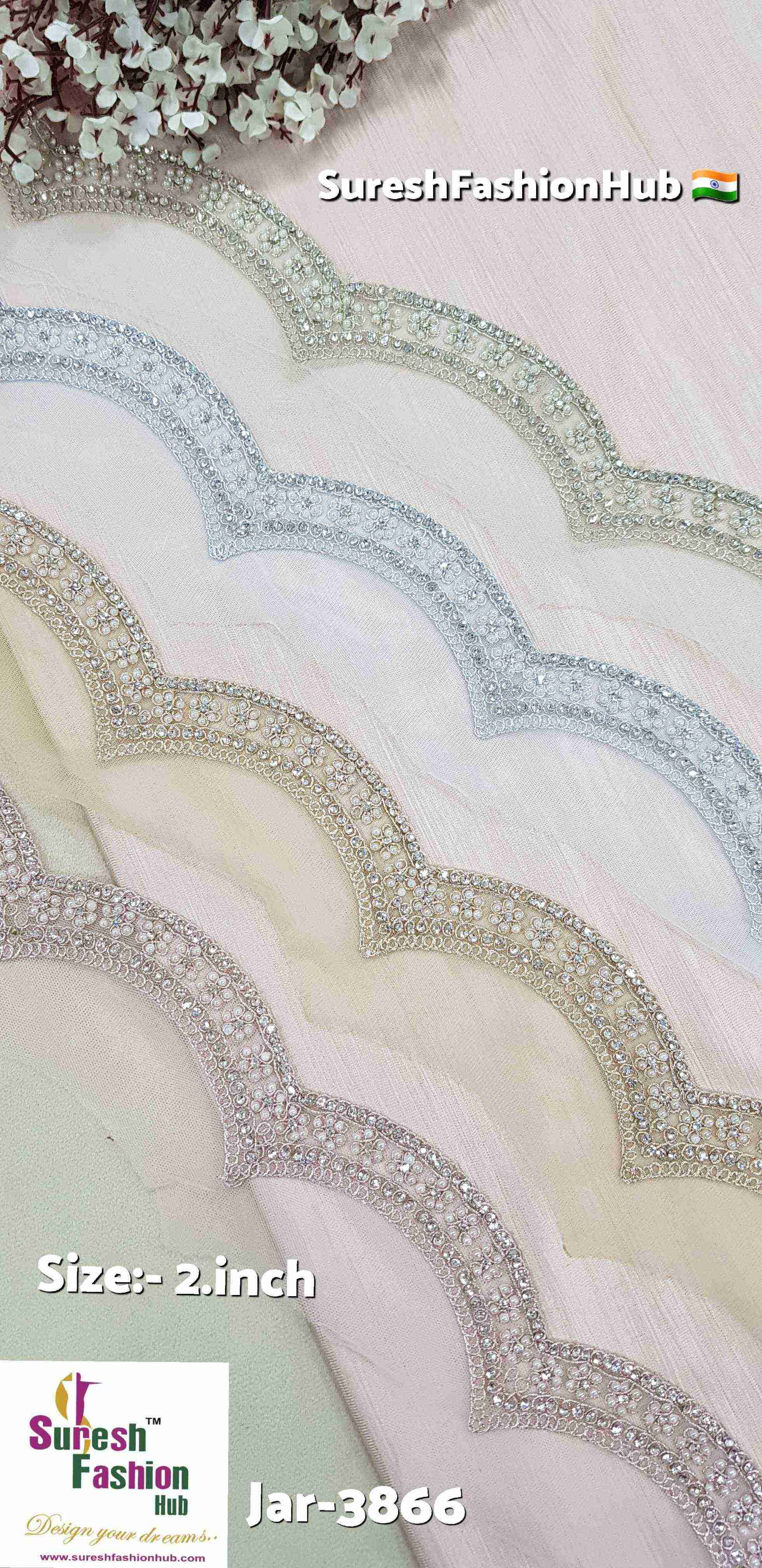 Scalloped Floral Dori Lace