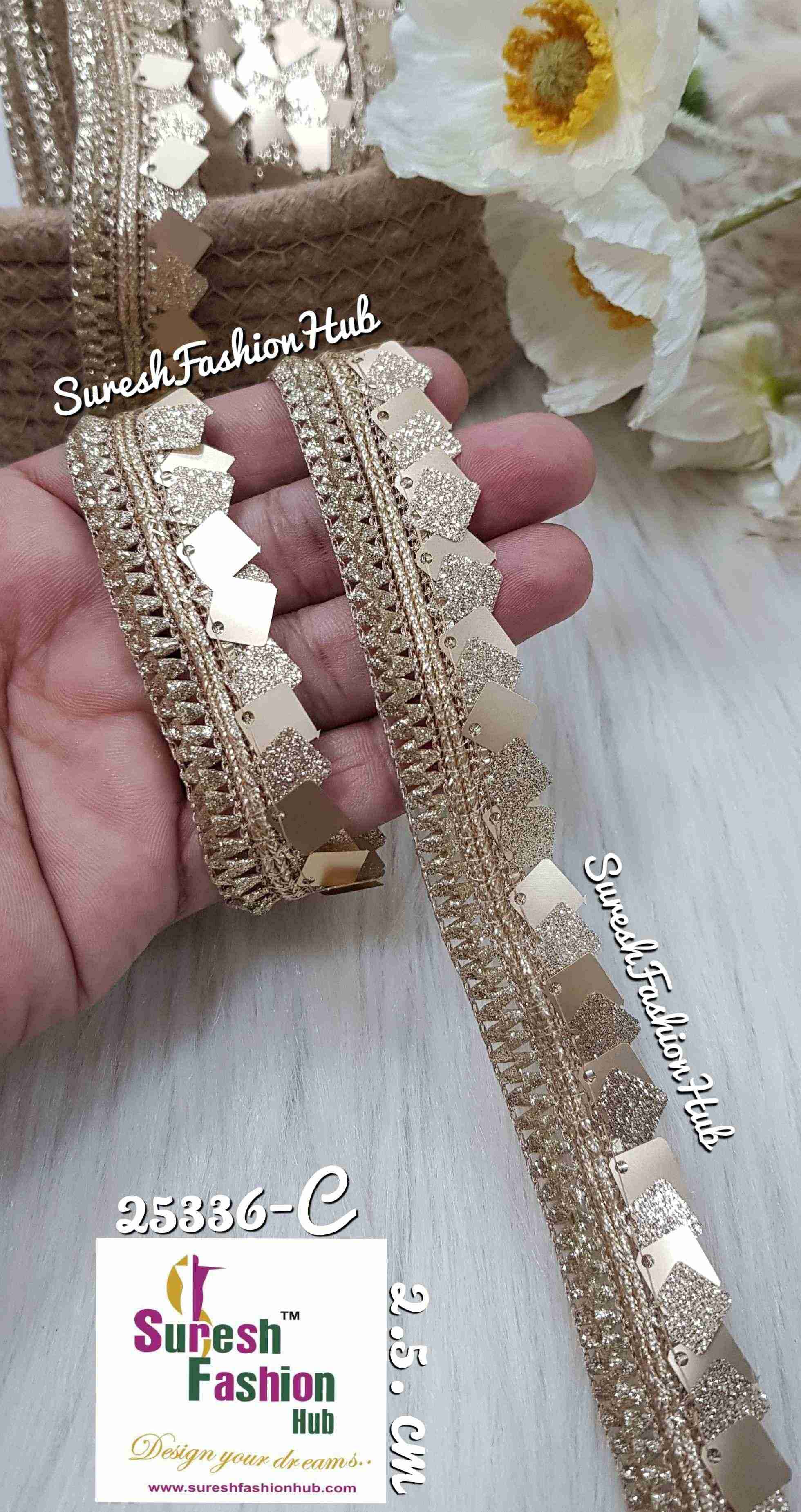Luxury Sequin Coin Border Type