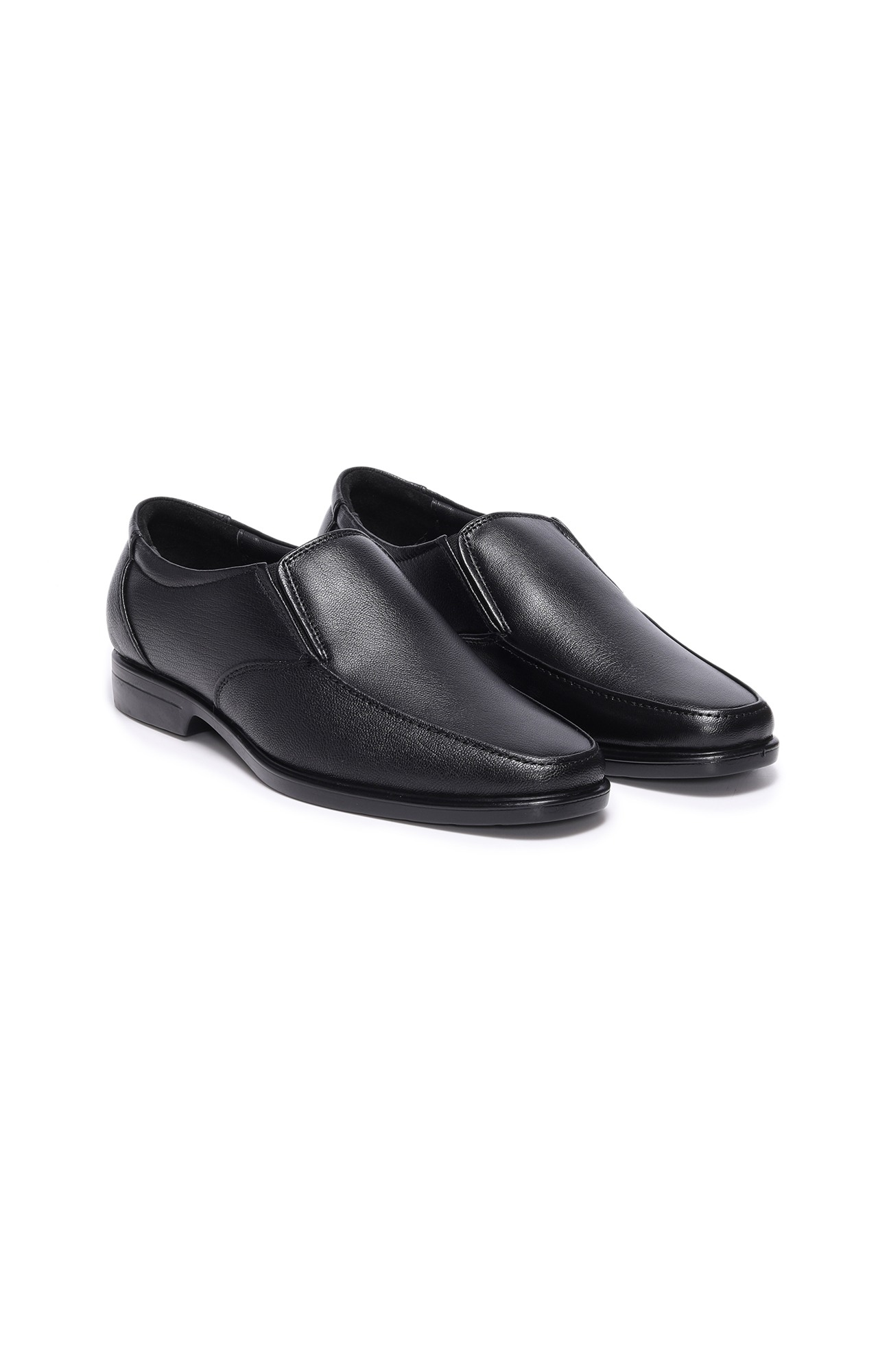 Men Black Fausto Formal Slip-Ons